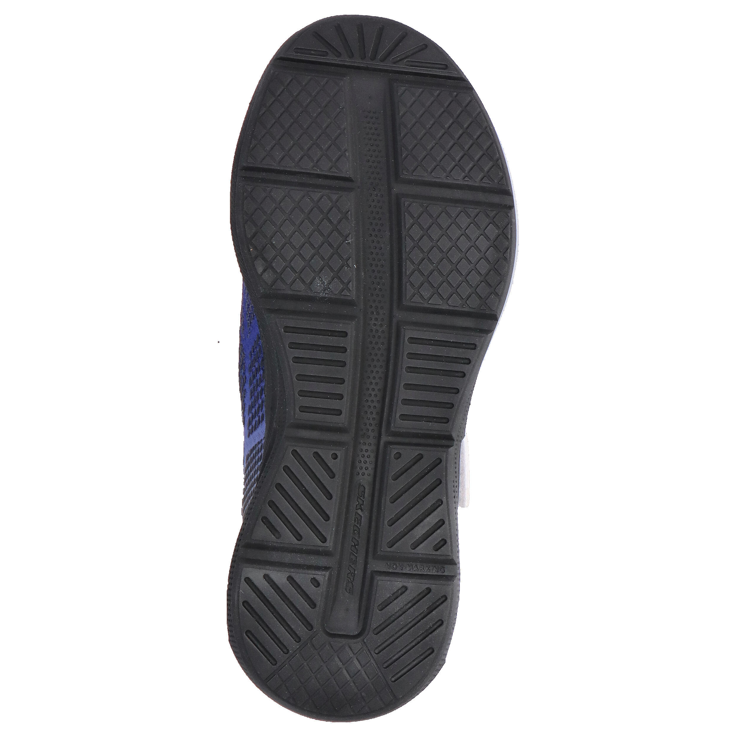 Skechers Kinder Microspec Max Velocity Sneaker 404110L BLSL Blue Silver 6/15