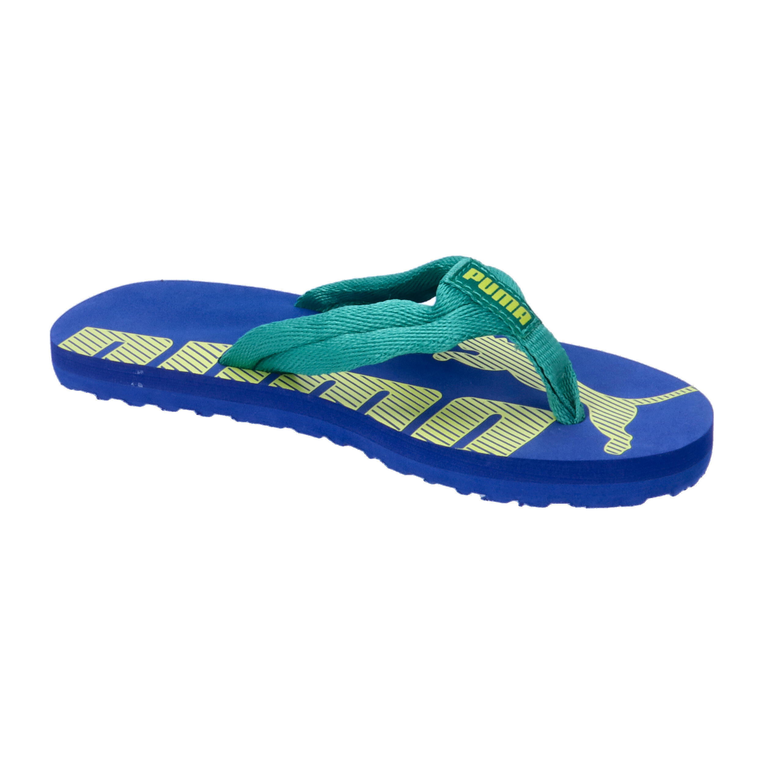 Epic Flip v2 Flip-Flops Kinder PUMA Sparkling Green Cobalt Glaze Lime Sheen Blue 8/15