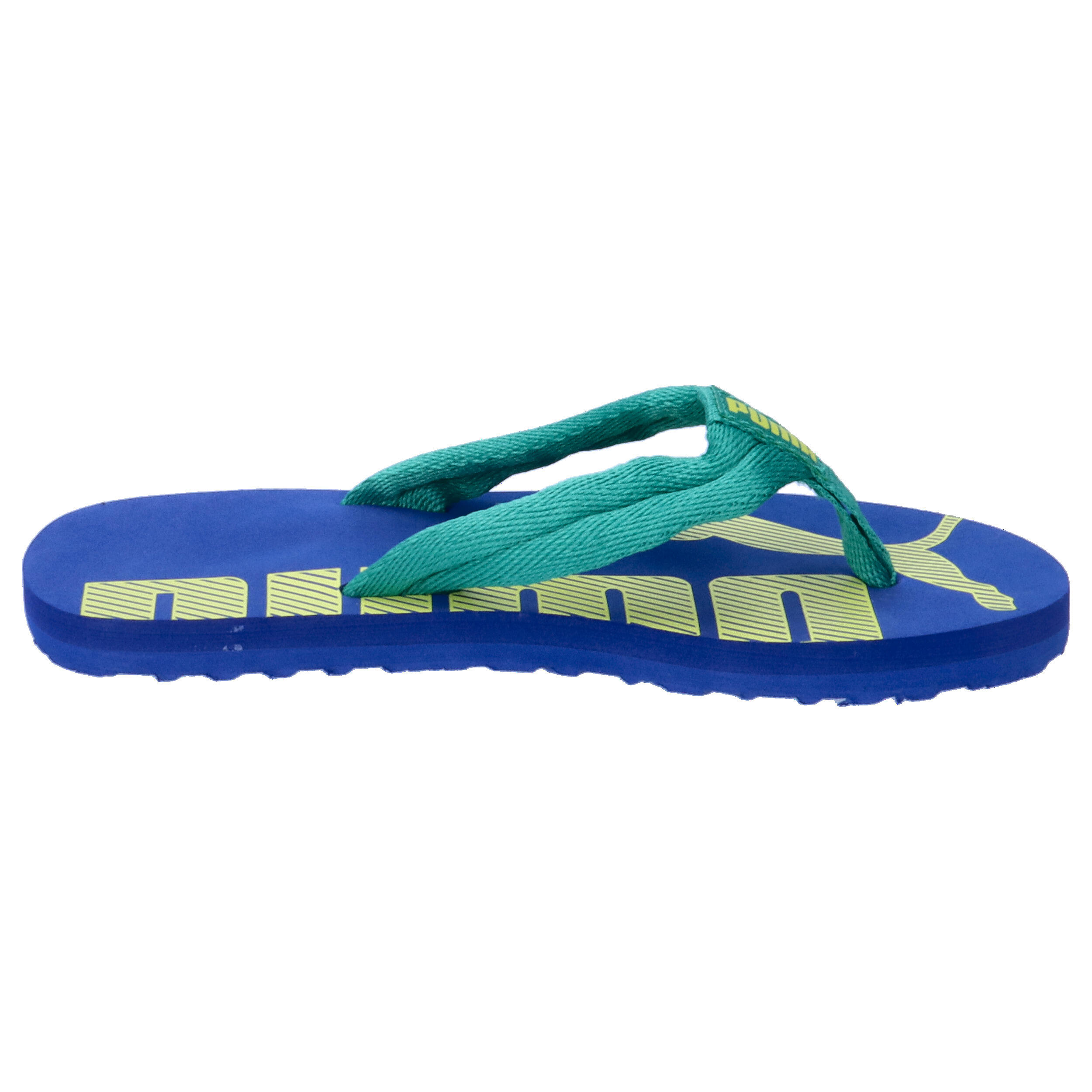 Epic Flip v2 Flip-Flops Kinder PUMA Sparkling Green Cobalt Glaze Lime Sheen Blue 7/15