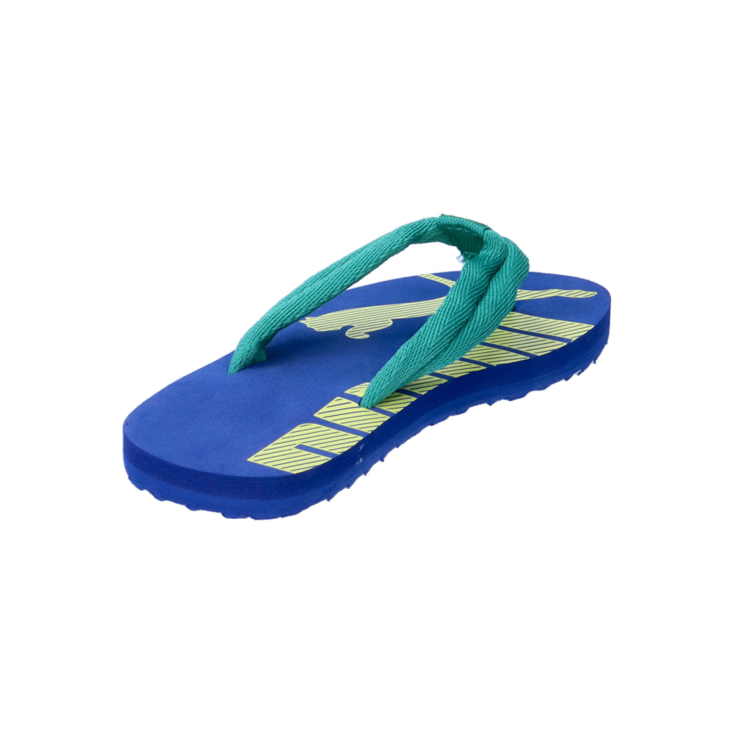 Epic Flip v2 Flip-Flops Kinder PUMA Sparkling Green Cobalt Glaze Lime Sheen Blue 14/15