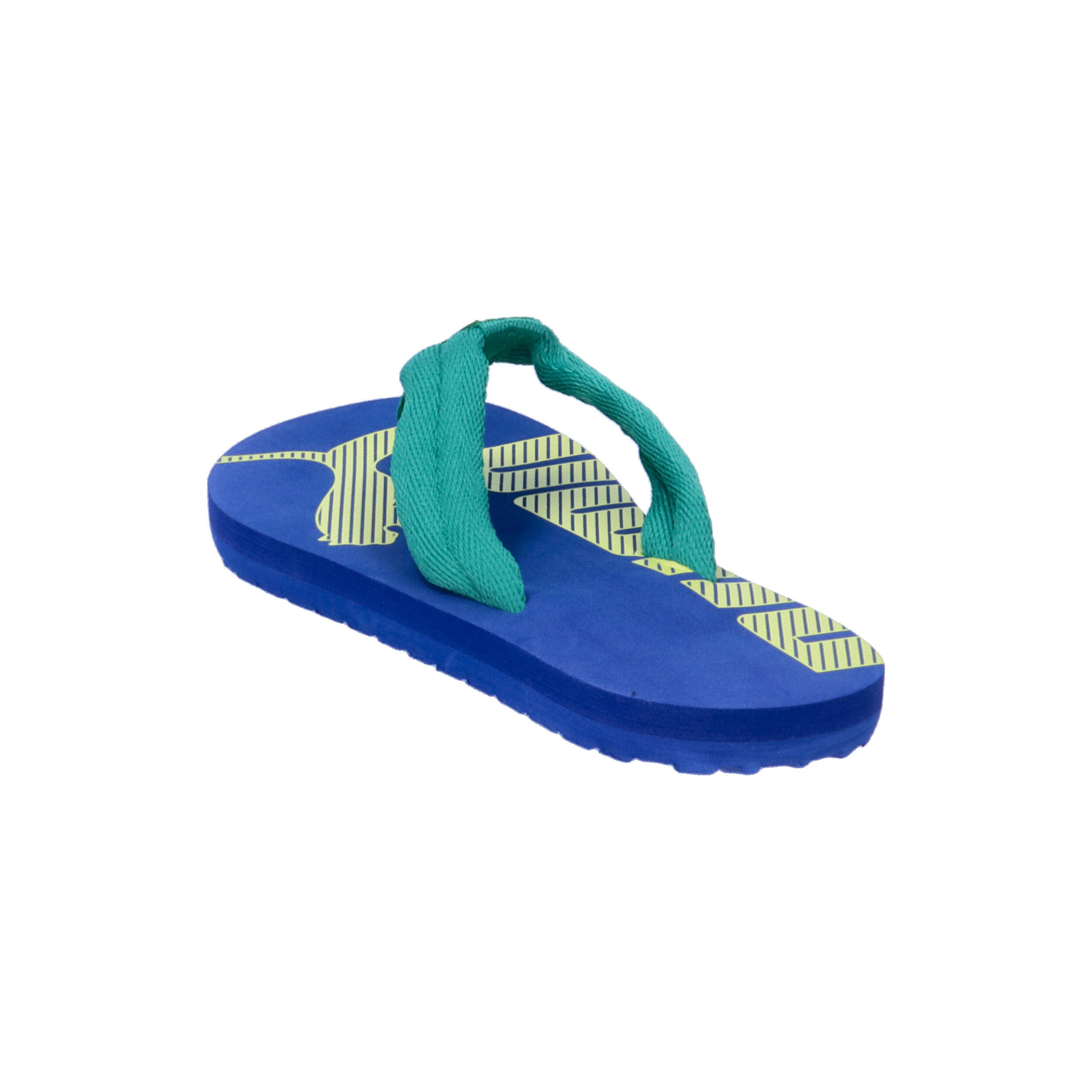 Epic Flip v2 Flip-Flops Kinder PUMA Sparkling Green Cobalt Glaze Lime Sheen Blue 12/15