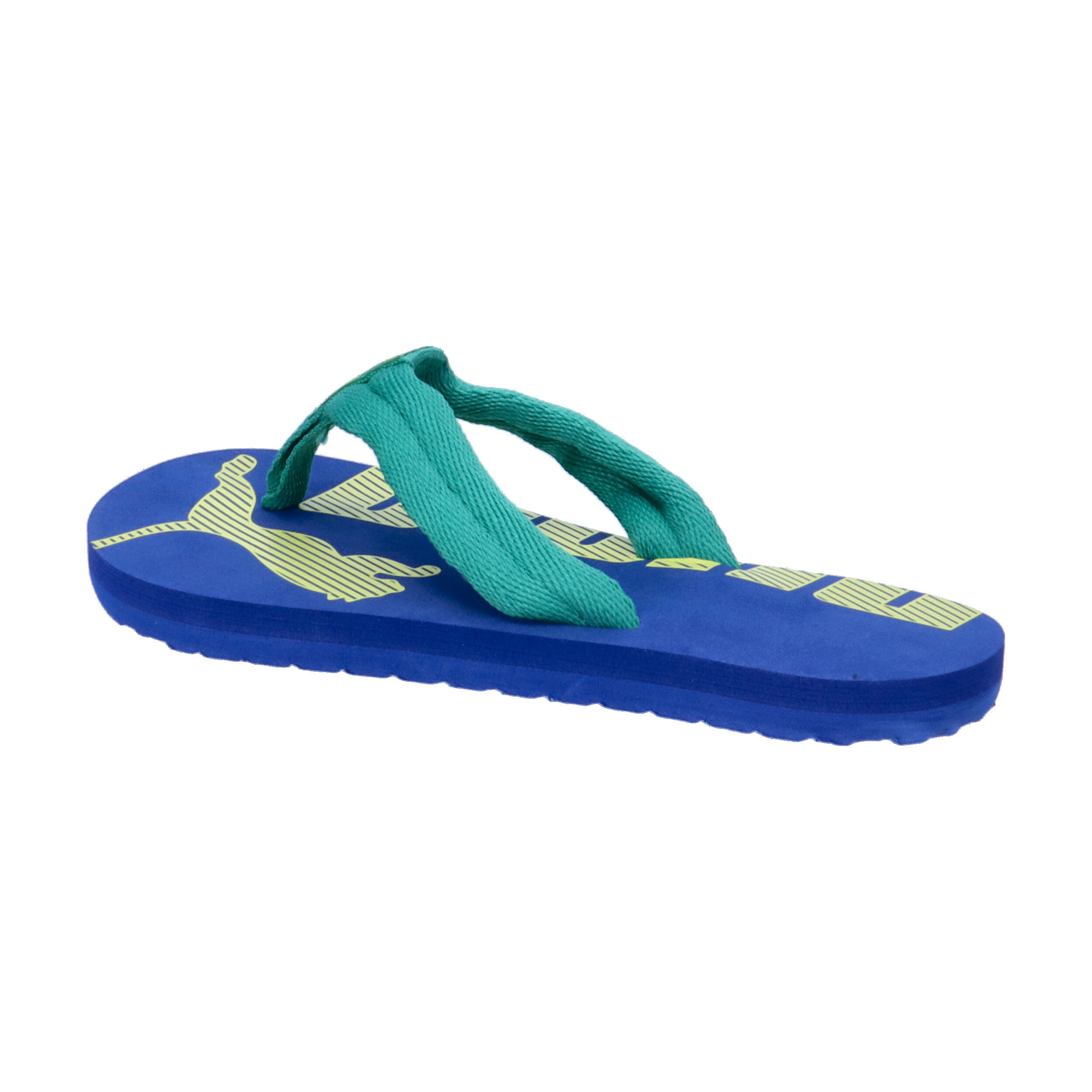 Epic Flip v2 Flip-Flops Kinder PUMA Sparkling Green Cobalt Glaze Lime Sheen Blue 11/15