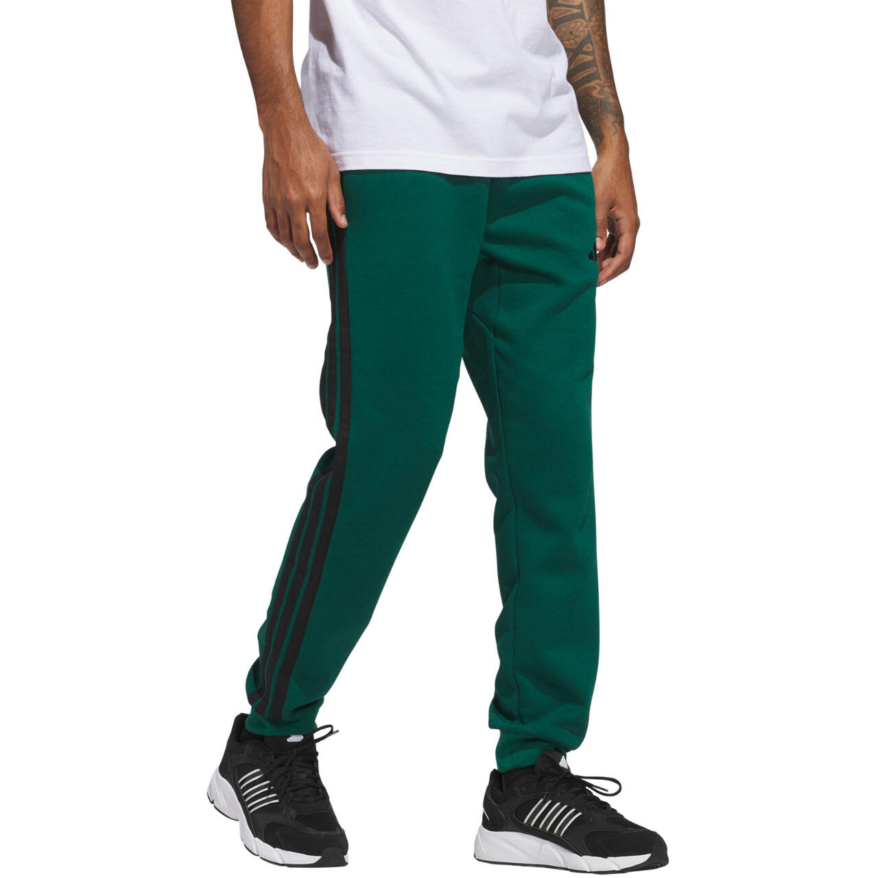 adidas Pantaloni Essentials 3-Stripes Fleece da uomo 4/13