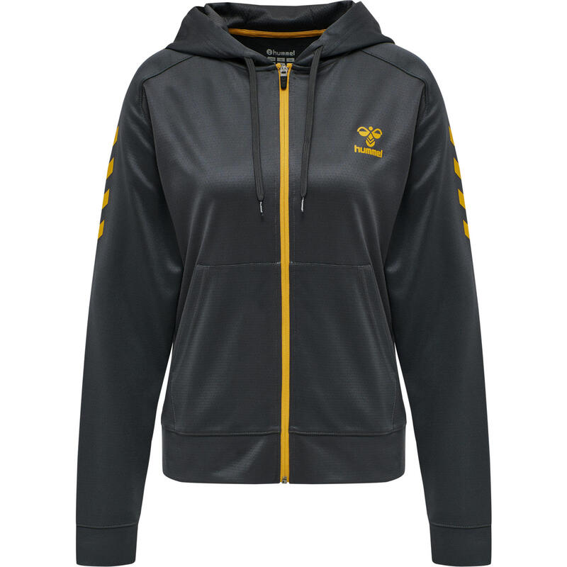 Hoodie Mit Reißverschluss Hmlaction Poly Zip Hoodie Woman Female Hummel