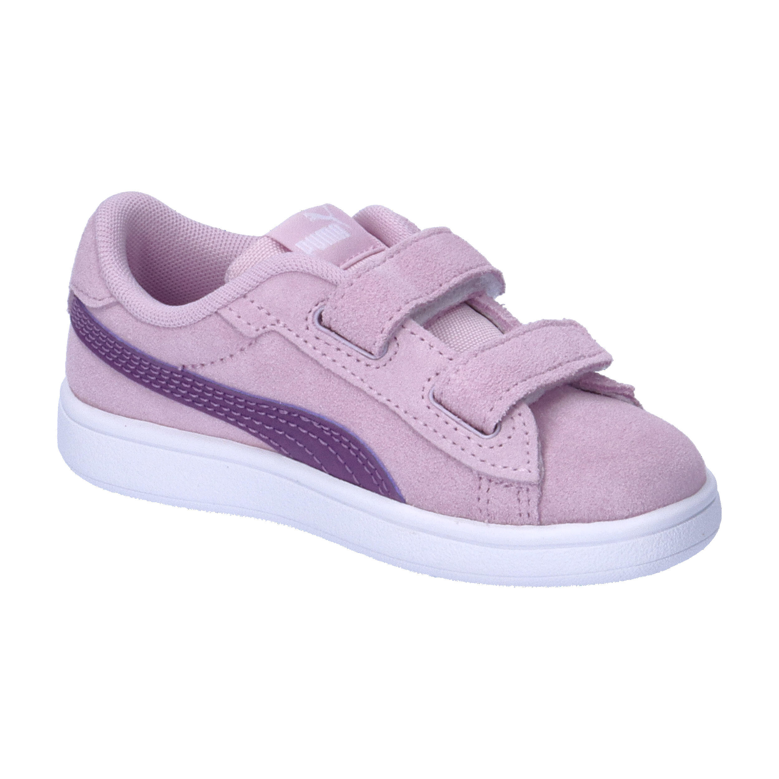 Smash 3.0 Suede Sneakers Kinder PUMA Grape Mist Crushed Berry White Purple 8/15