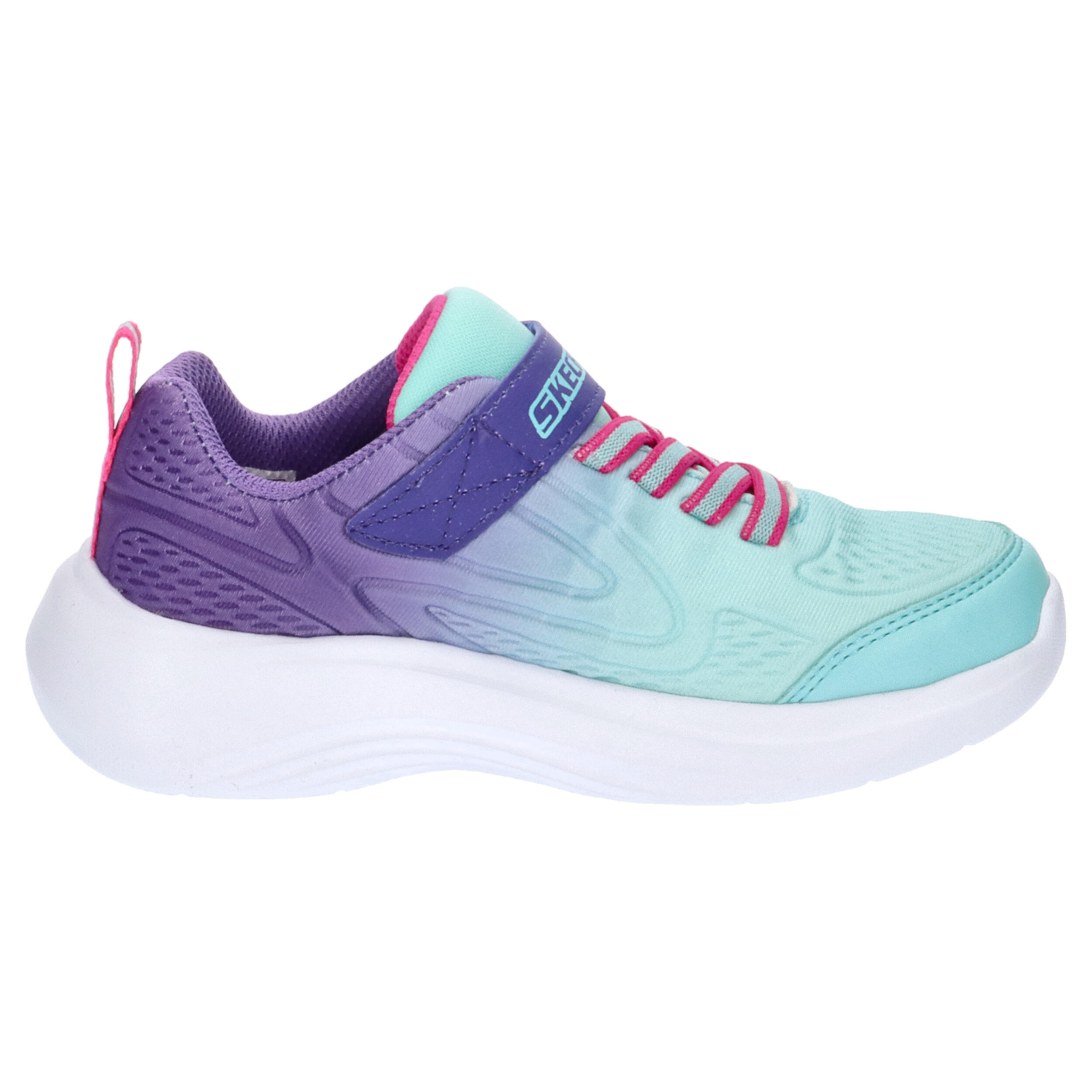 Kids SELECTORS SWEET SWIRL Sneakers Purple Speckled/Turquoise 7/15