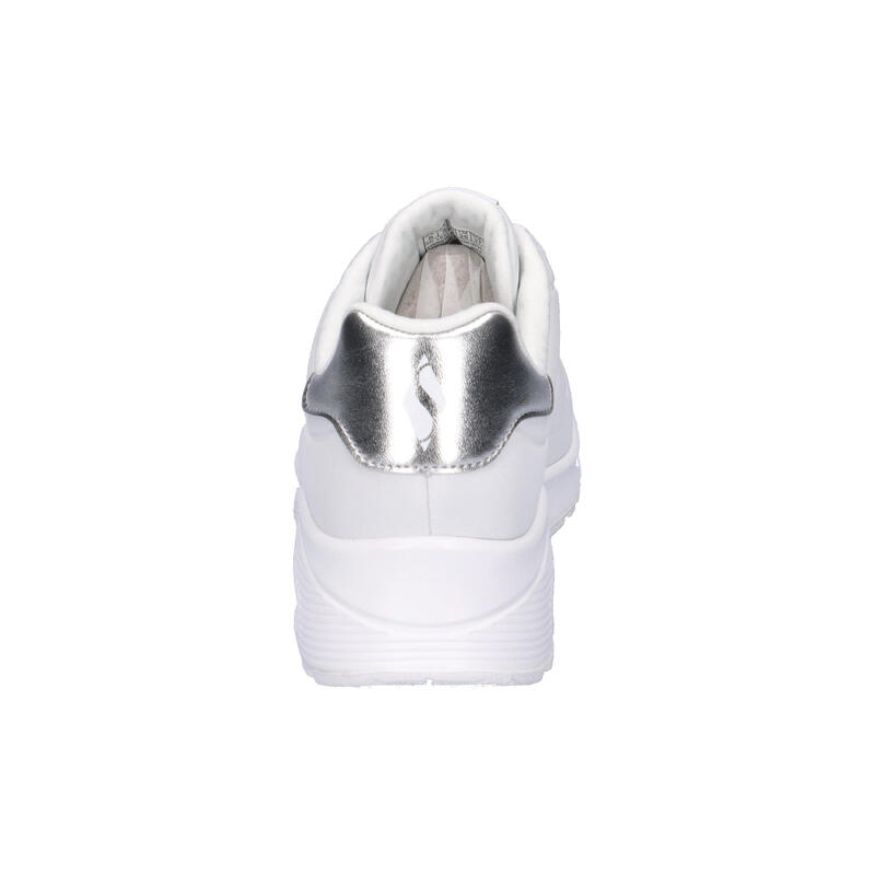 Pantofi sport femei Skechers Uno - Shimmer Away, Alb
