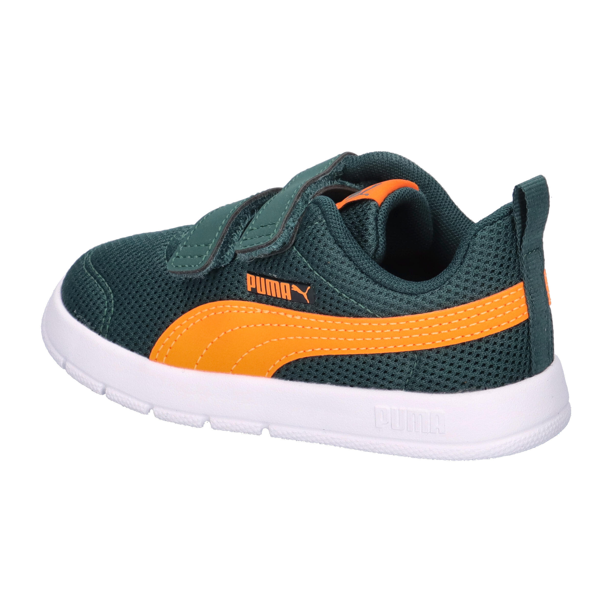 Turnschuhe Puma Courtflex V3 Mesh Inf Clyde Royal-puma W, Grün, Kinder 11/15
