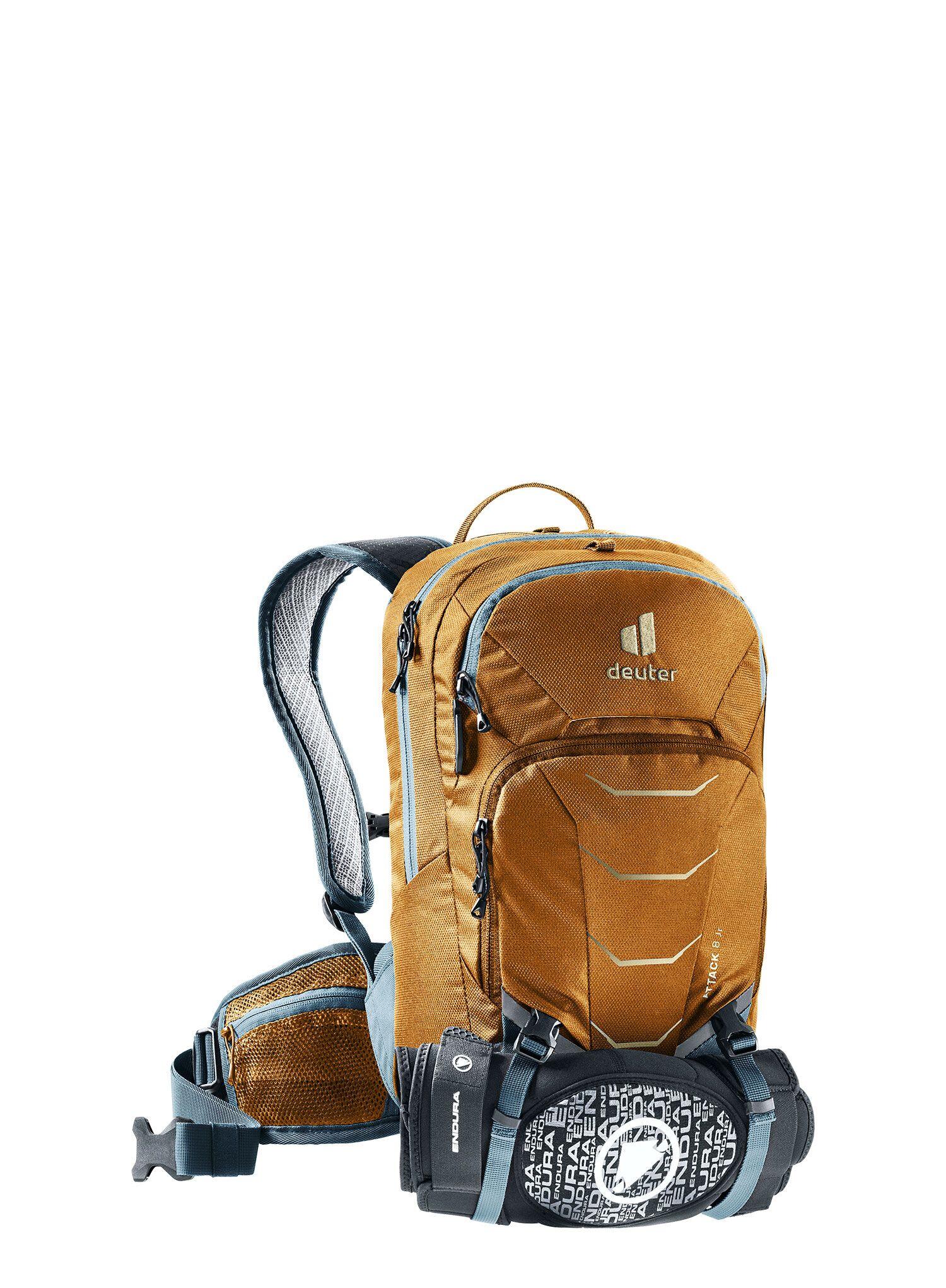 Plecak rowerowy Deuter Attack 8 JR - cinnamon/atlantic 5/12