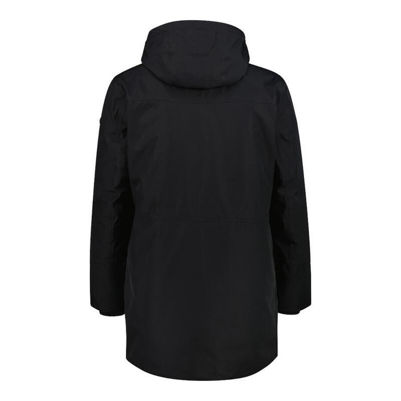 Geacă căptușită bărbați CMP 35K3737 Parka cu fermoar și glugă