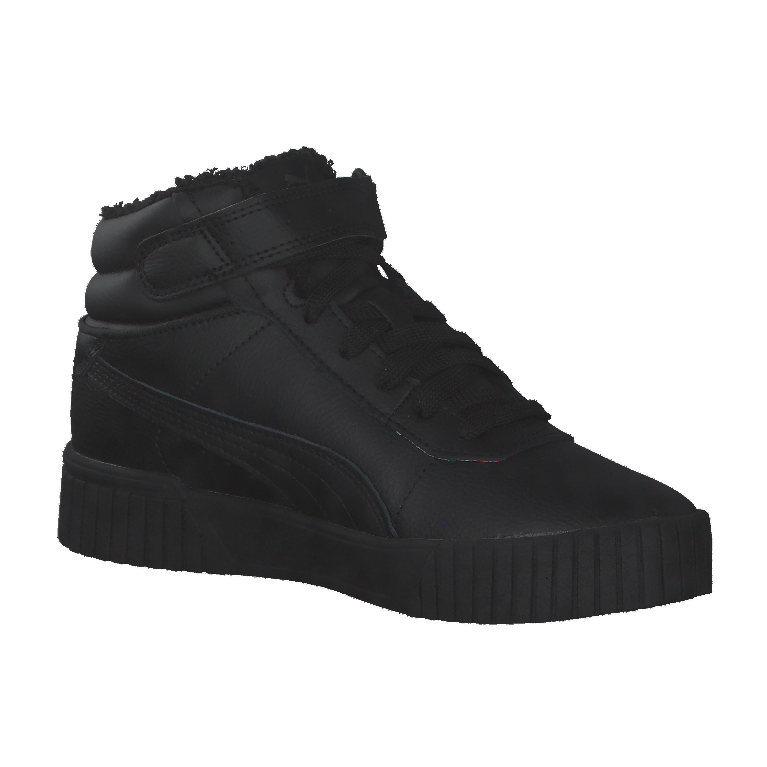 Baskets Carina 2.0 Mid Winter Enfant et Adolescent PUMA Black Dark Shadow Gray 8/15