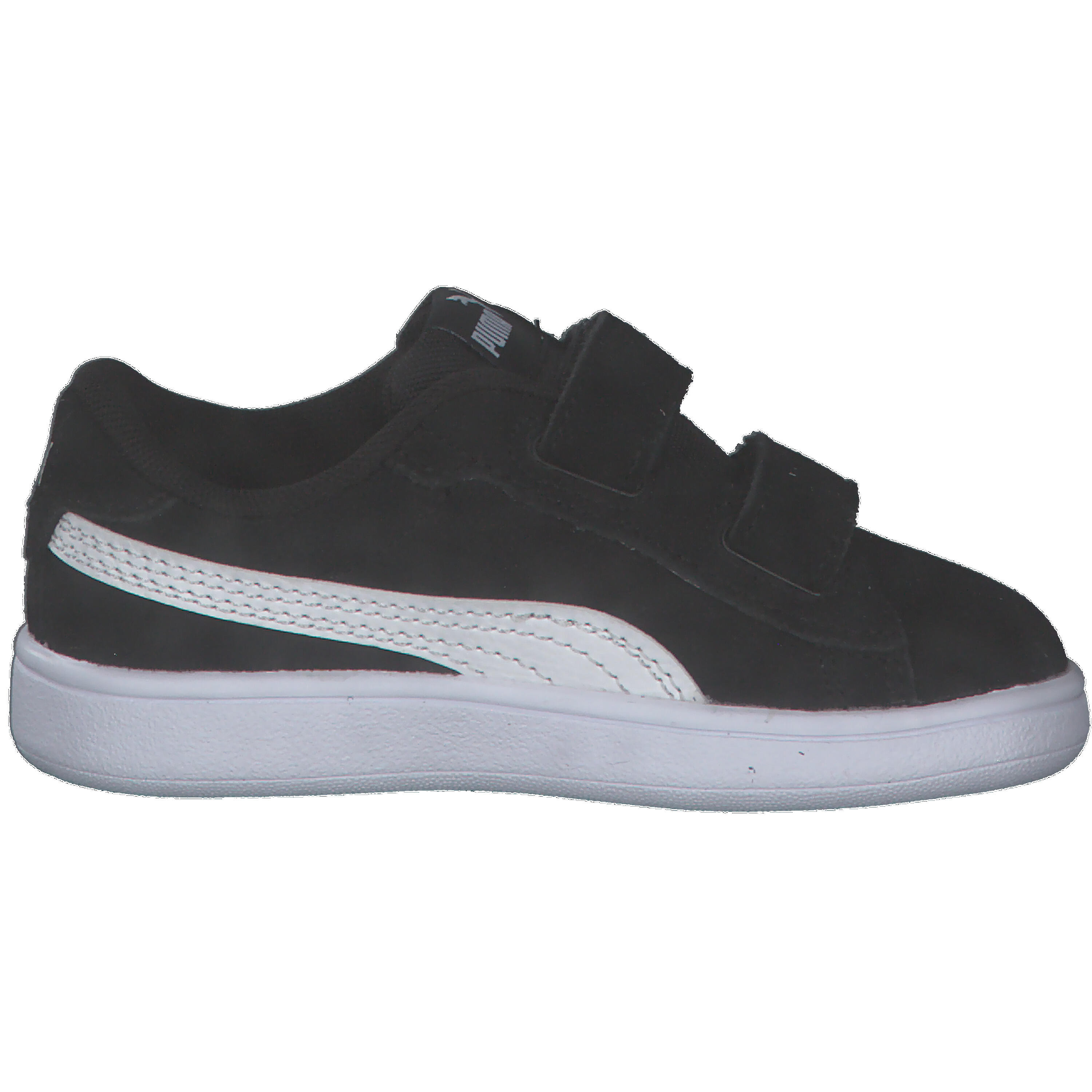 Smash 3.0 Suede Sneakers Kinder PUMA Black White 7/15