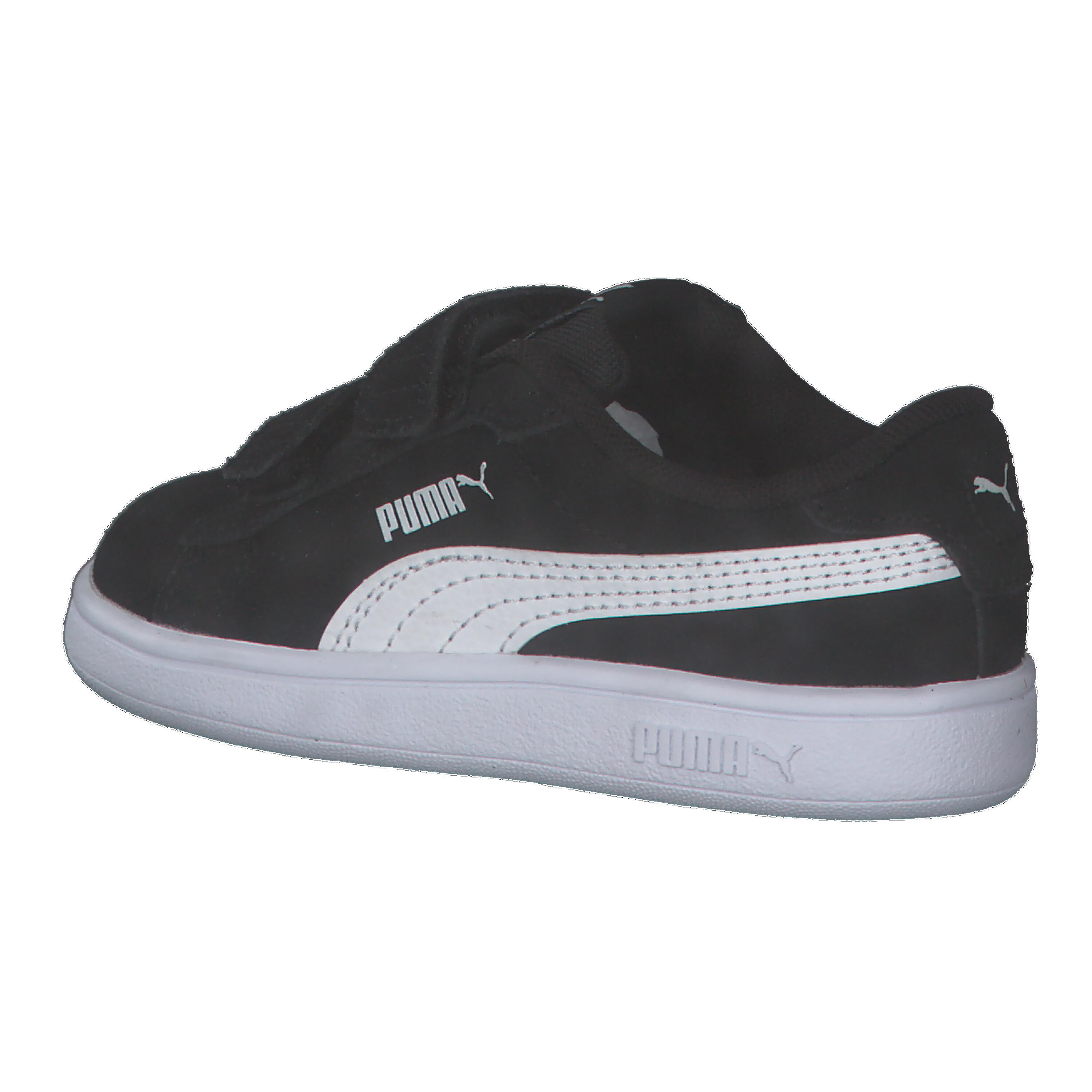 Smash 3.0 Suede Sneakers Kinder PUMA Black White 11/15