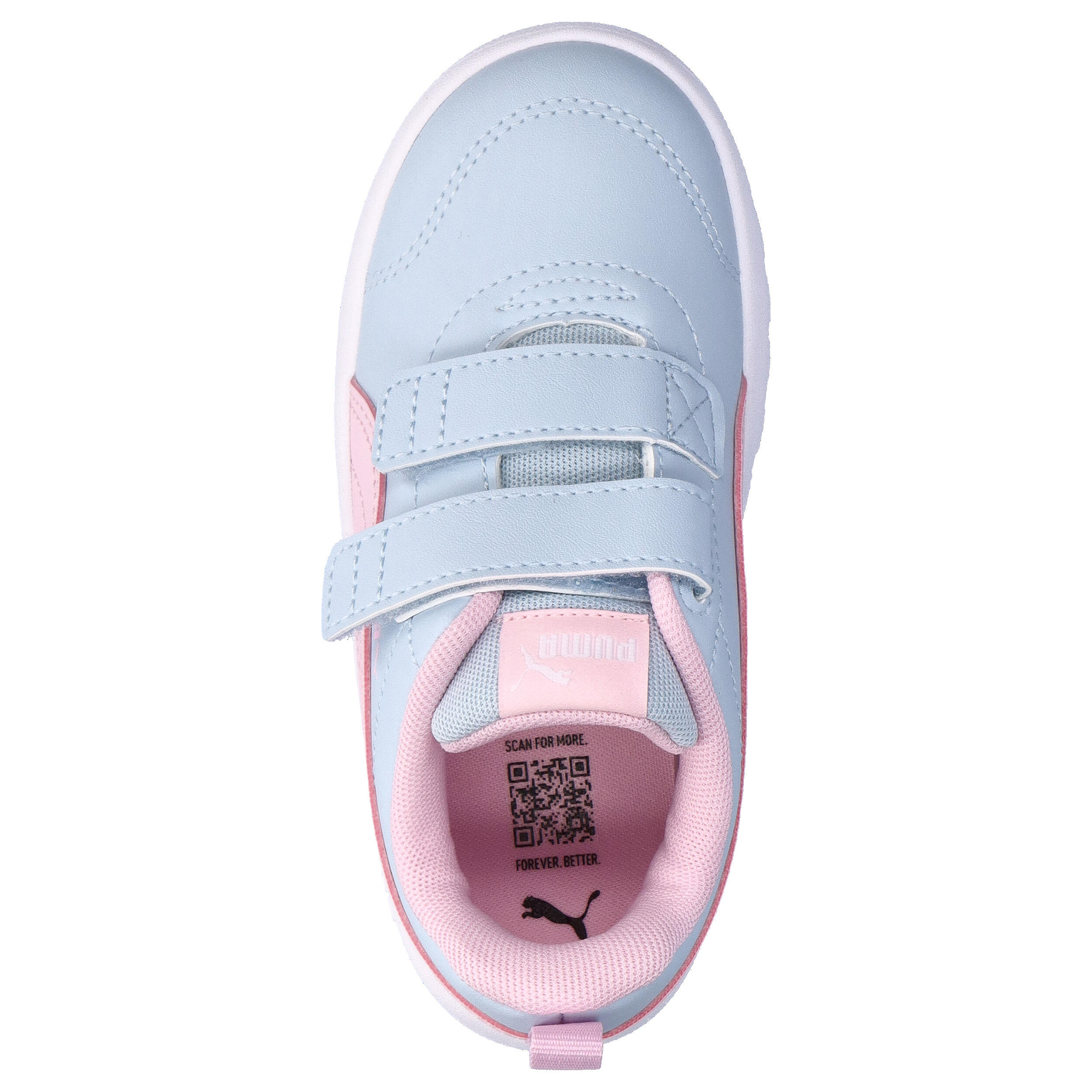 Baskets Puma Courtflex V3 V Inf, Bleu, Enfants 6/15