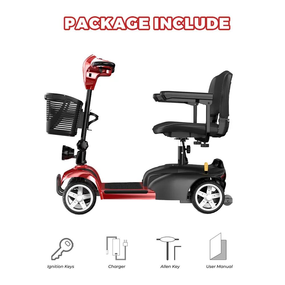 iscooter X02 – Elektrische scootmobiel met vier wielen 10/10