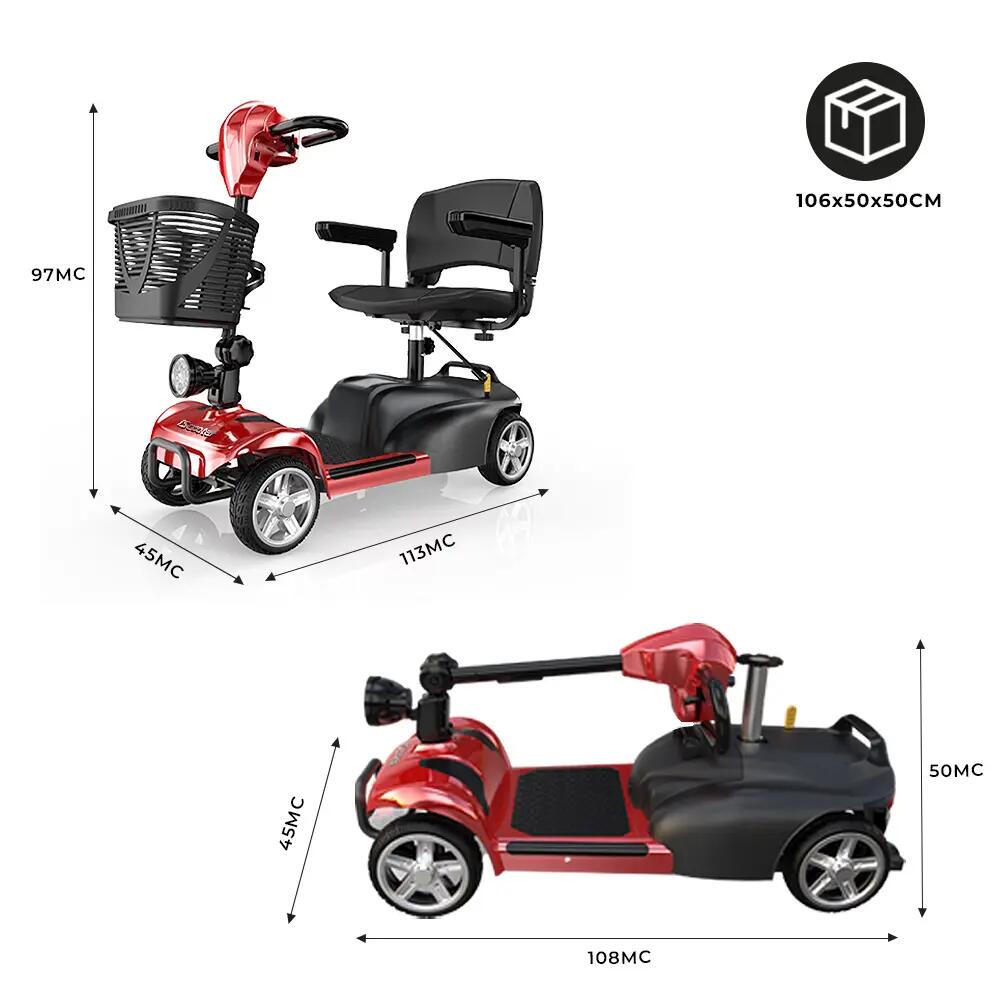 iscooter X02 – Elektrische scootmobiel met vier wielen 7/10