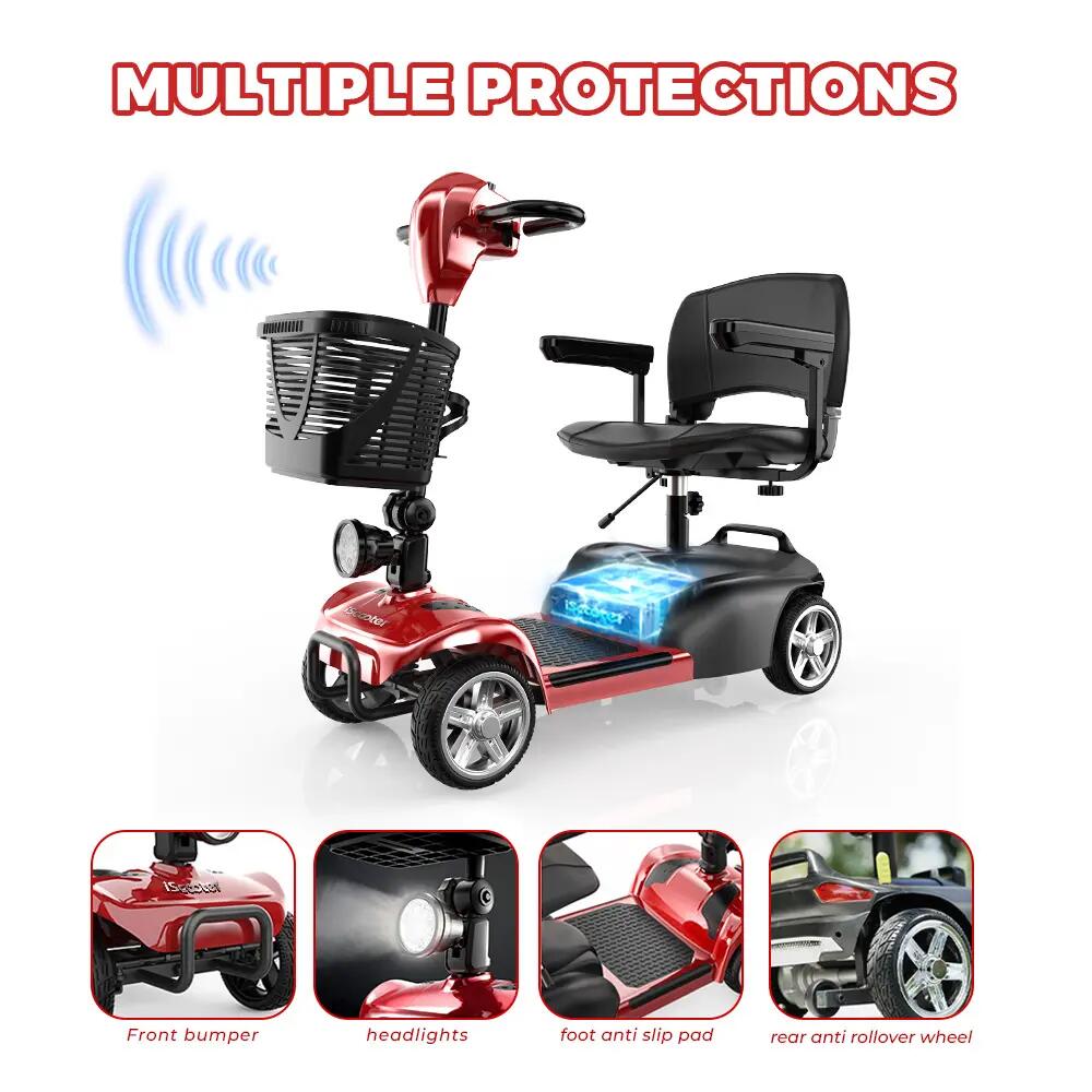 iscooter X02 – Elektrische scootmobiel met vier wielen 9/10