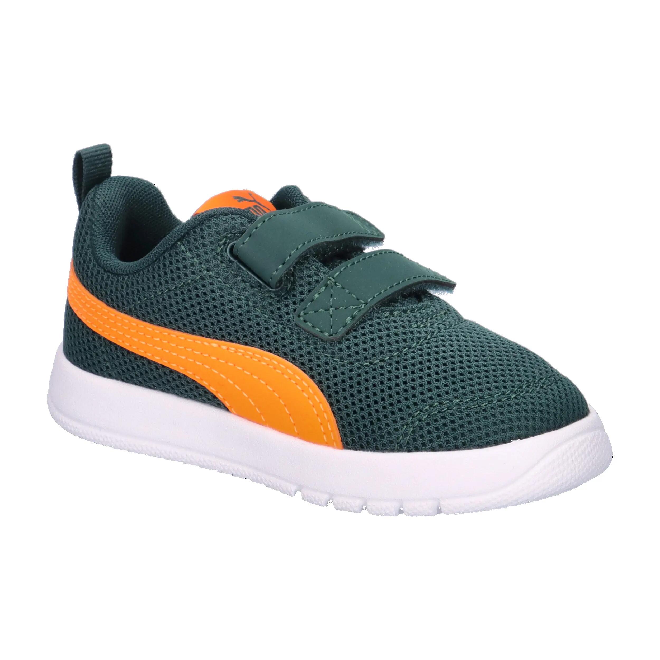 Baskets Puma Courtflex V3 Mesh Inf Clyde Royal-puma W, Vert, Enfants 8/15