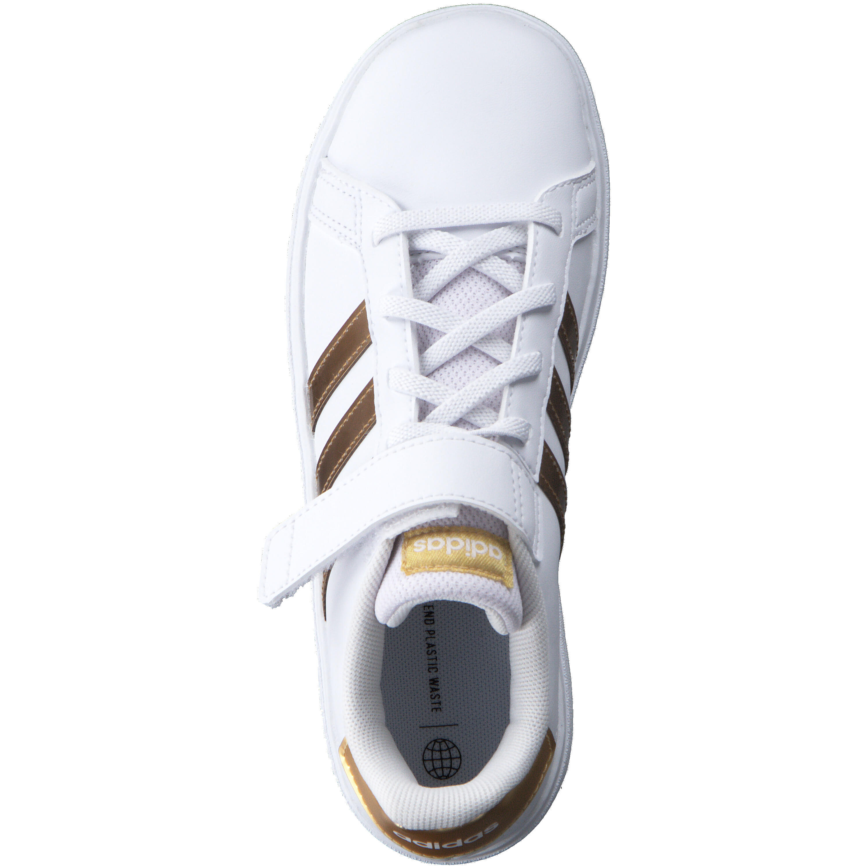 Sneaker Bambino   Grand court 2.0 bco/oro GY2577 5/15