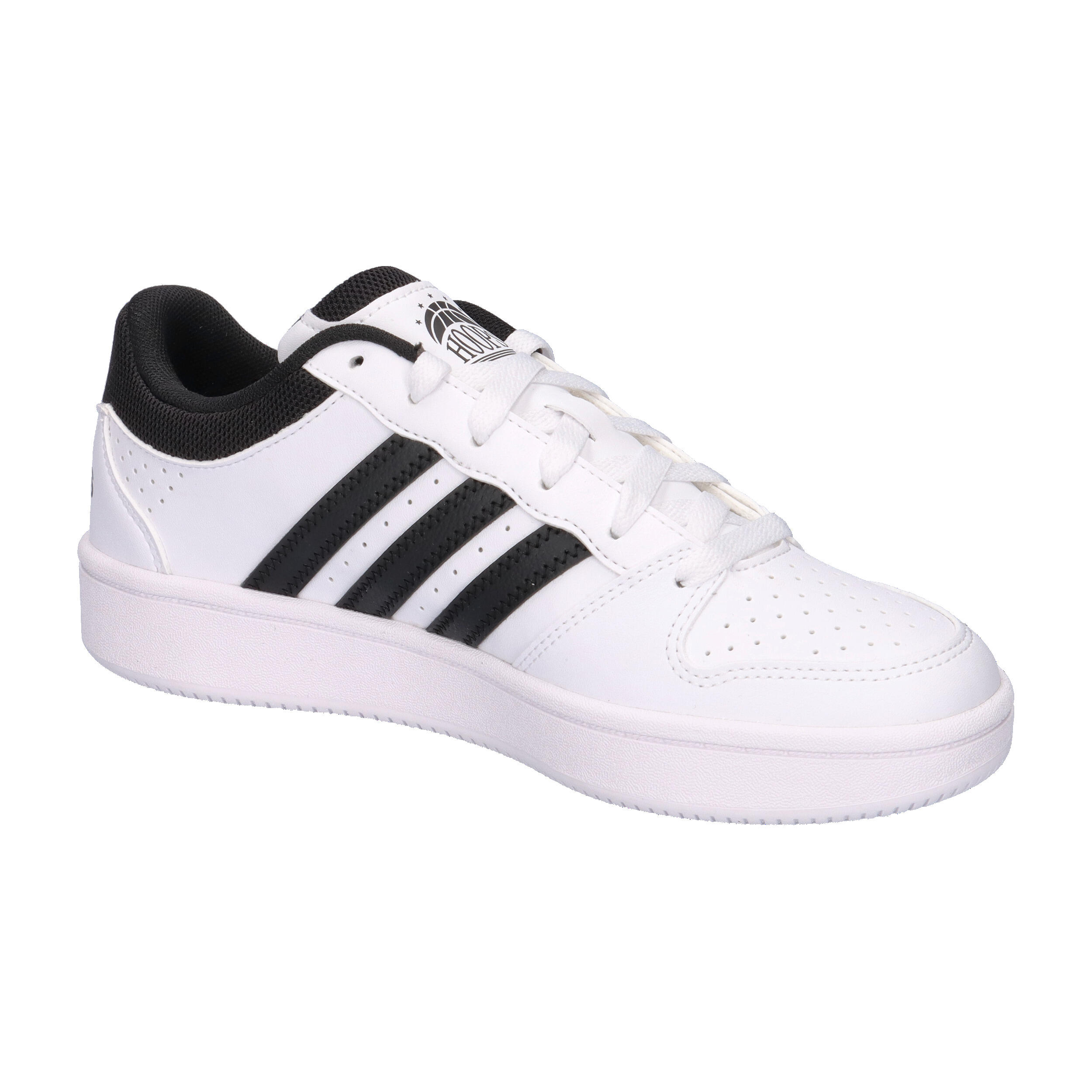Buty dla dzieci adidas Hoops Classic - białe, sznurowane 8/15