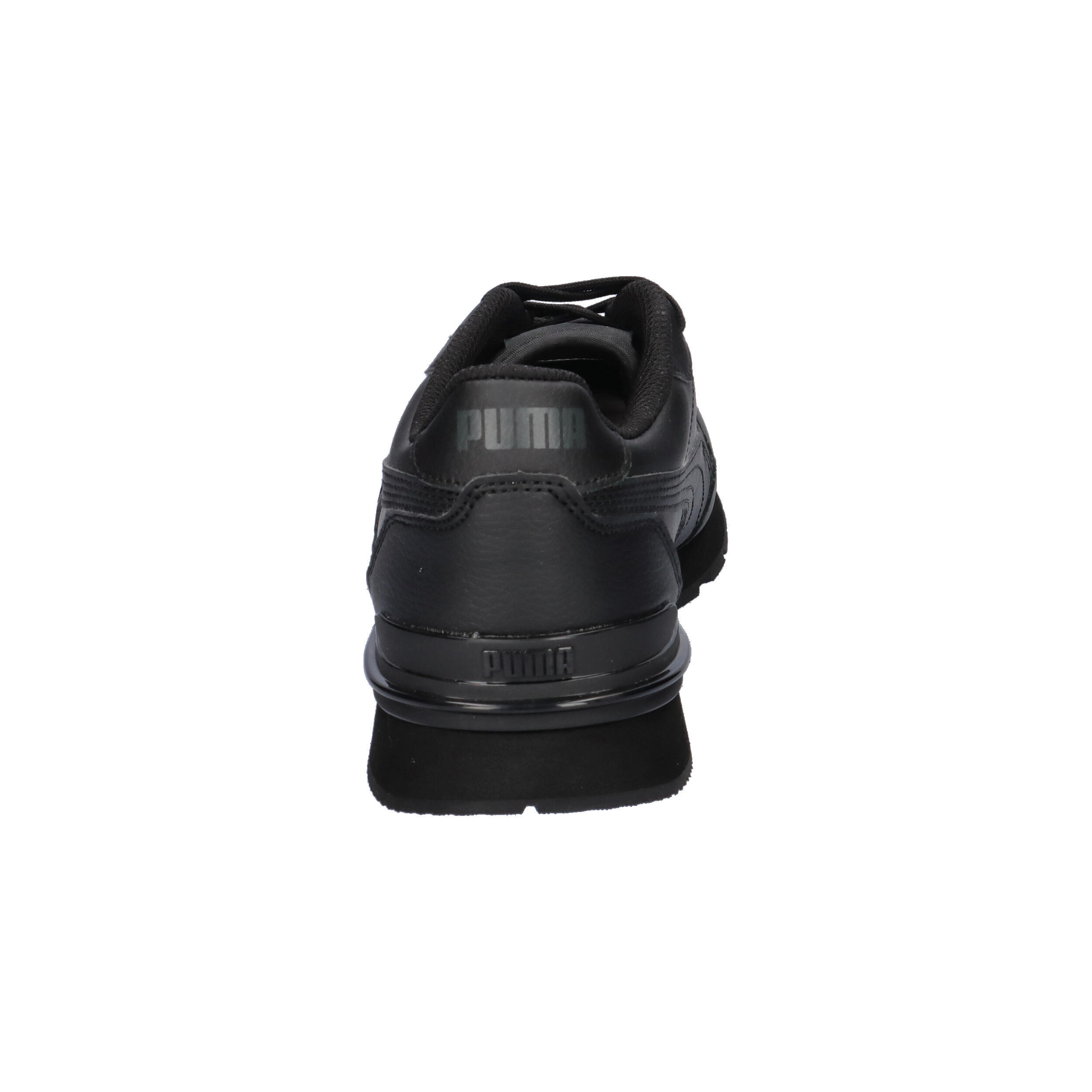 ST Runner v4 Leather Sneakers Erwachsene PUMA Black Shadow Gray 13/15