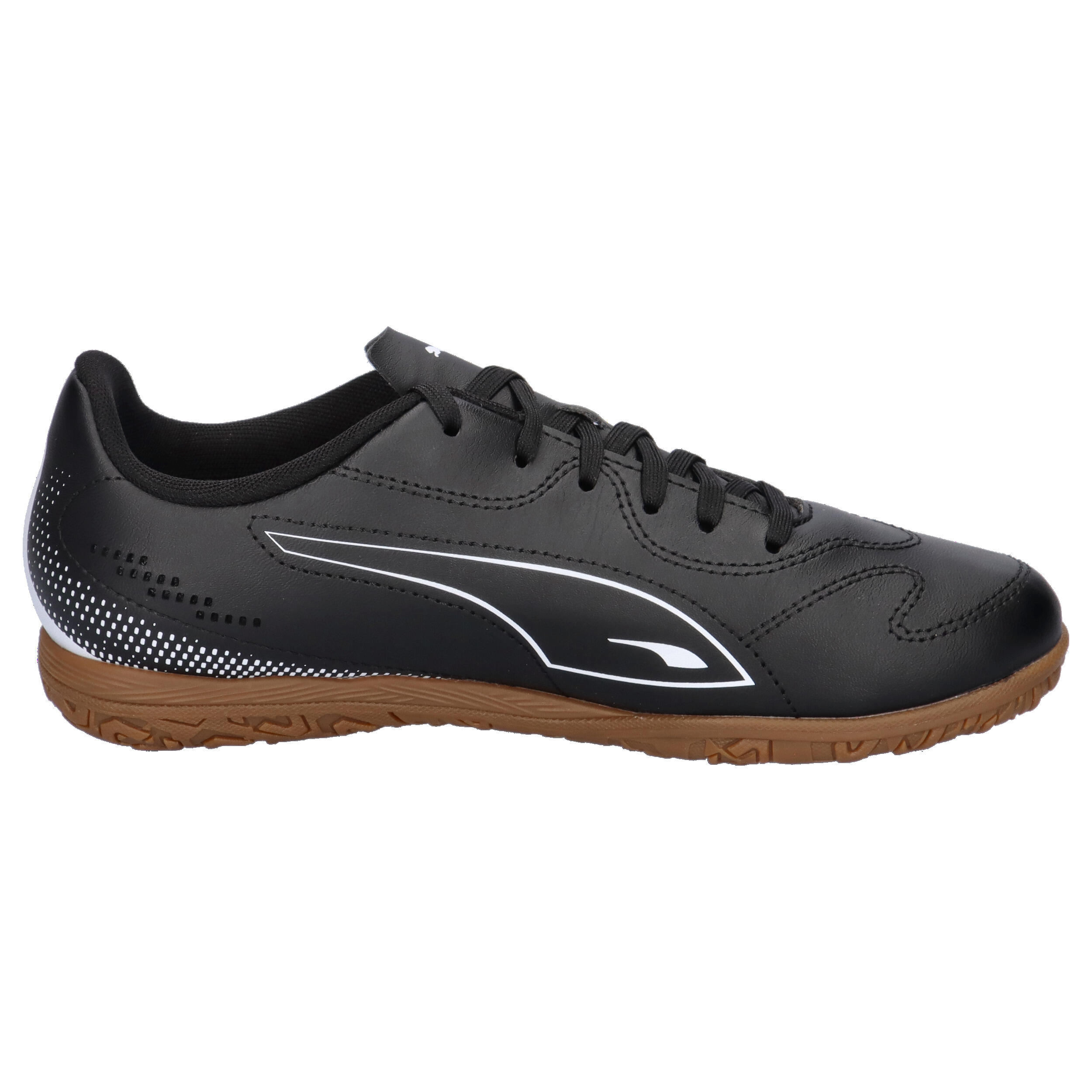 Puma Fussballschuhe VITORIA II IT JR Kinder Hallenschuhe 108505 01 Schwarz 7/14