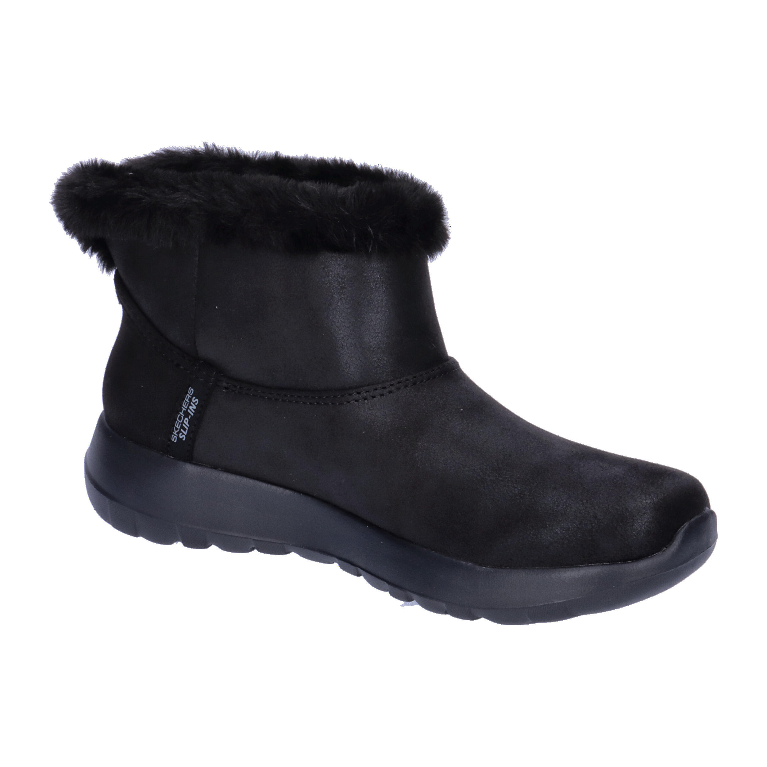 Sapatilhas Mulher Skechers Slipins Onthego Cozy Dream Preto 8/15