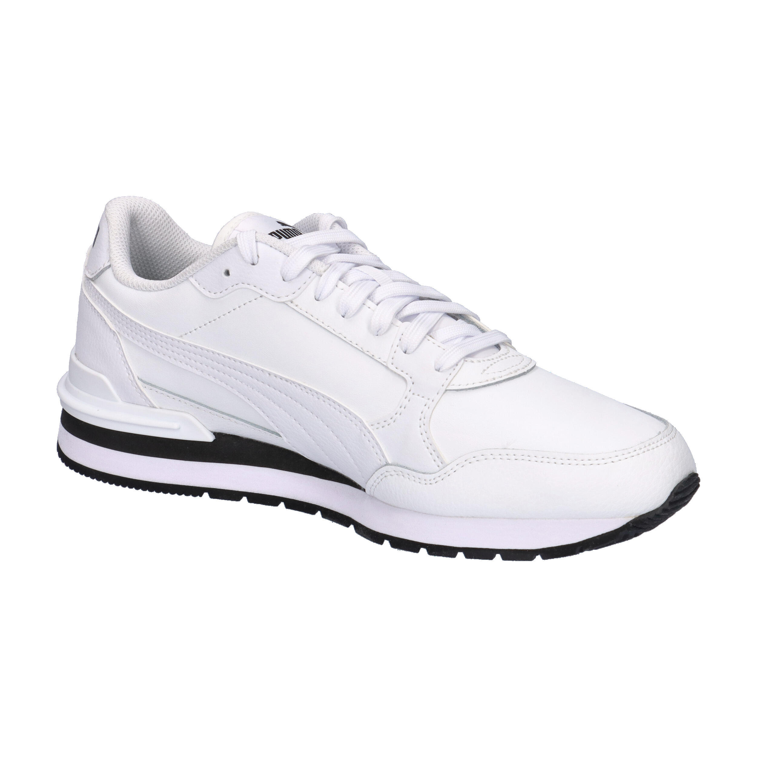 ST Runner v4 Leather Sneakers Erwachsene PUMA White Black 8/15