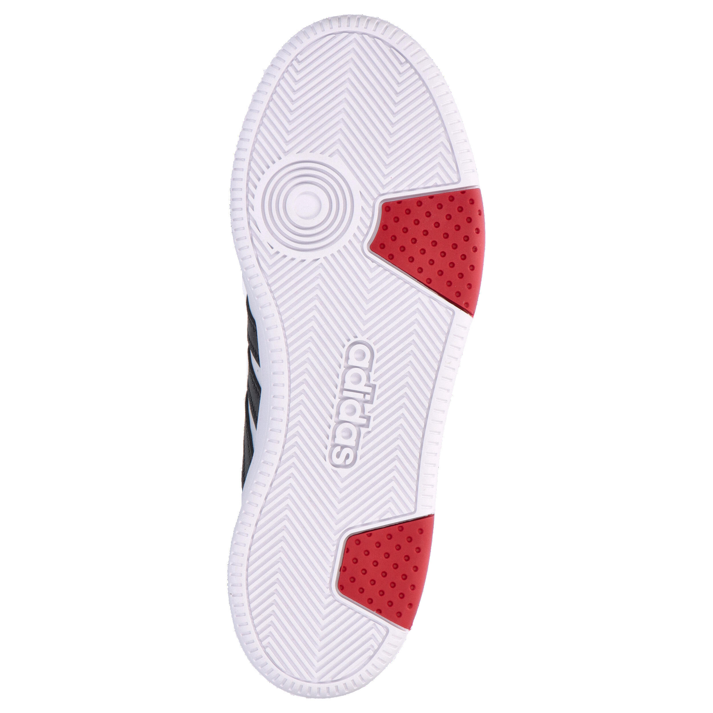 adidas Hoops Classic White Black Team Victory Red (GS) — foto 6