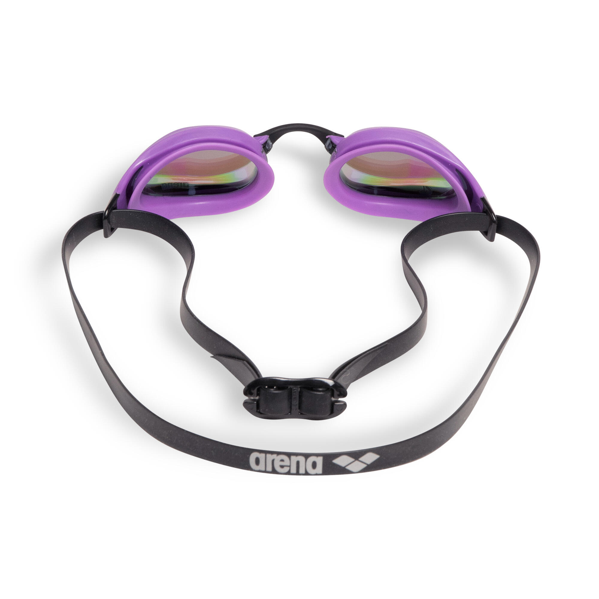 Arena Cobra Core Swipe Mirror – Lunettes Natation Compétition FINA – Verres Miroir, Anti-buée Swipe X10, 5 Ponts, Double Sangle – Unisexe