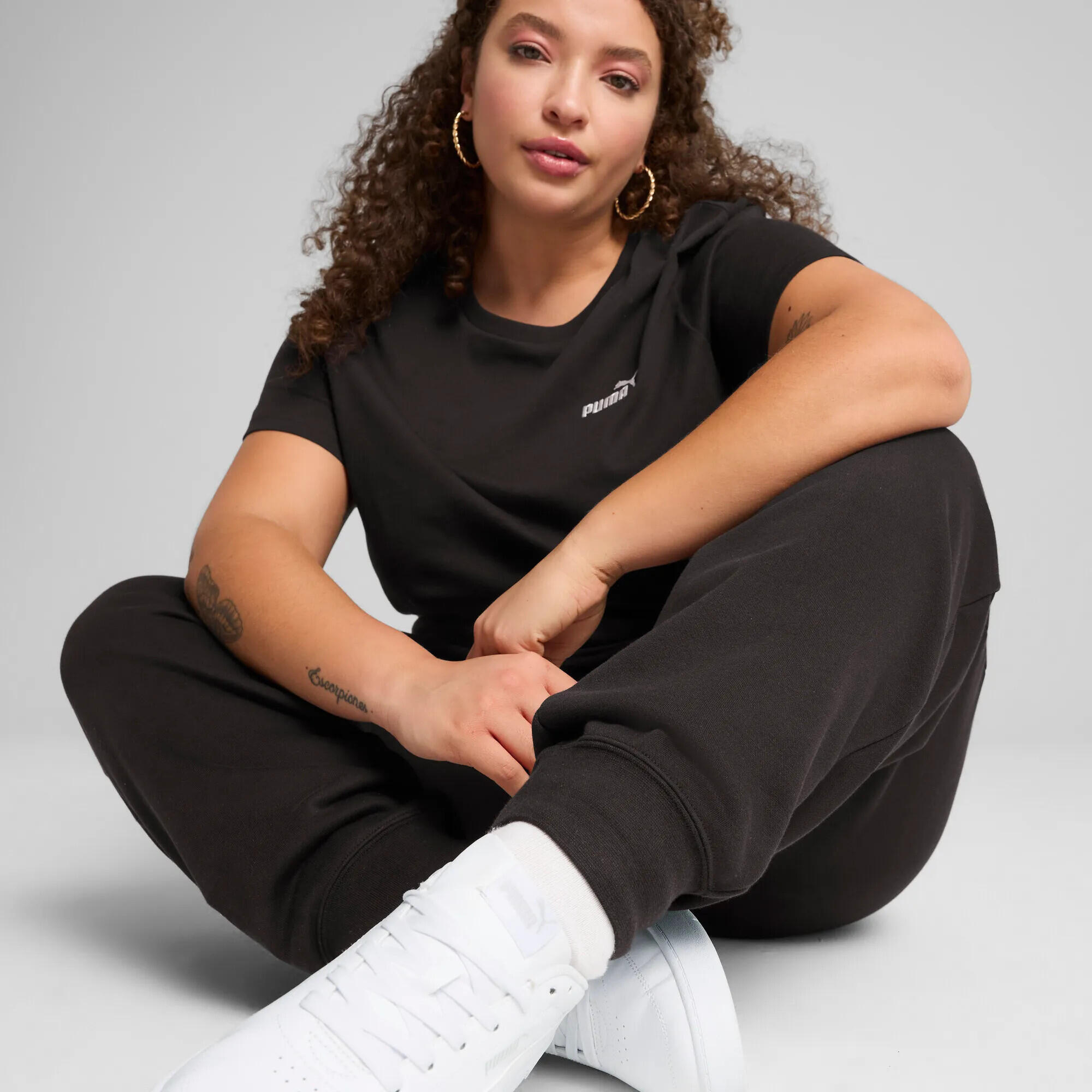 Damskie spodnie dresowe z wysokim stanem i małym logo No.1 ESS Comfort PUMA 12/12