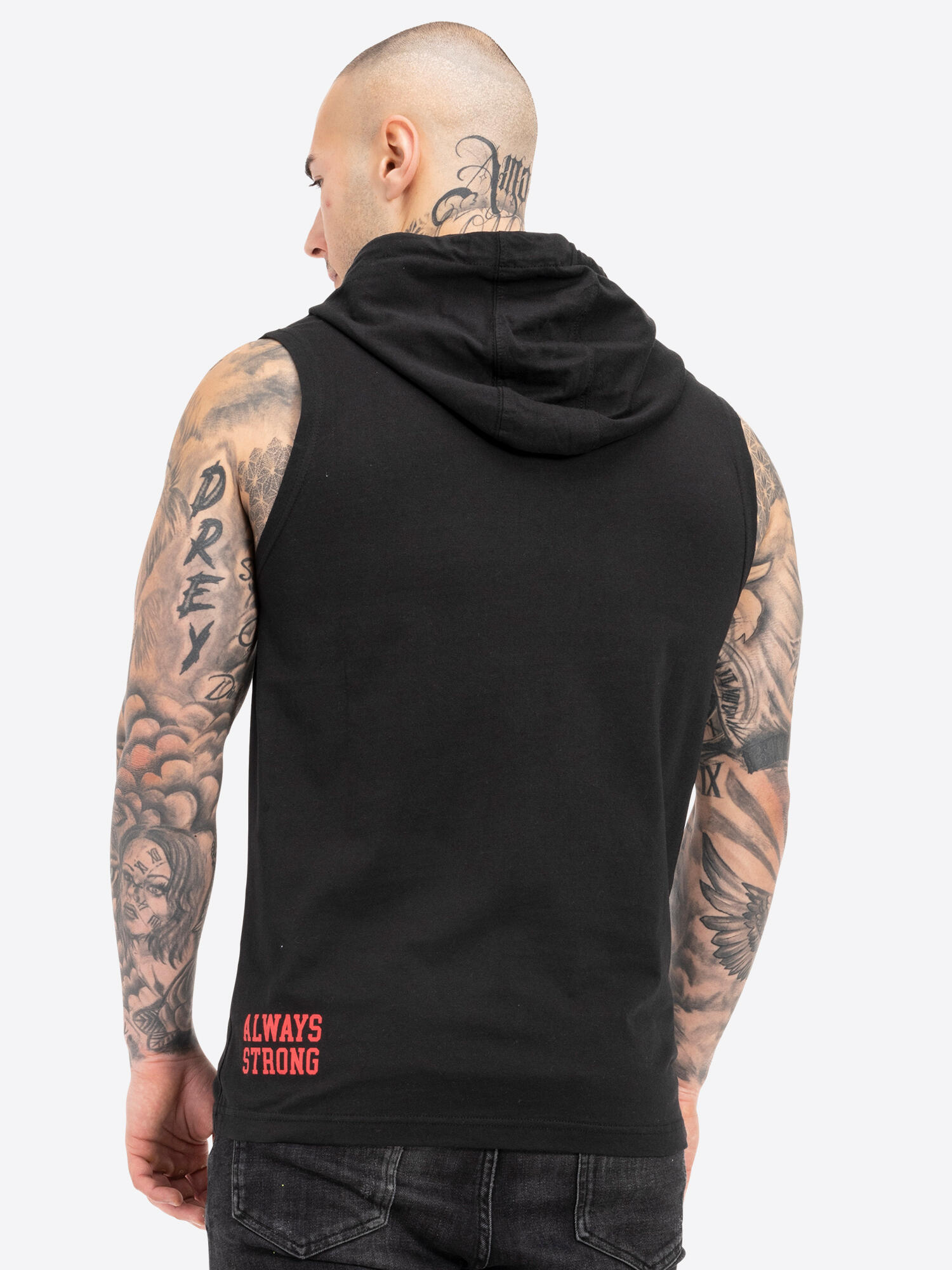 BENLEE Herren ärmelloses T-Shirt mit Kapuze normale Passform DARRY 4/5