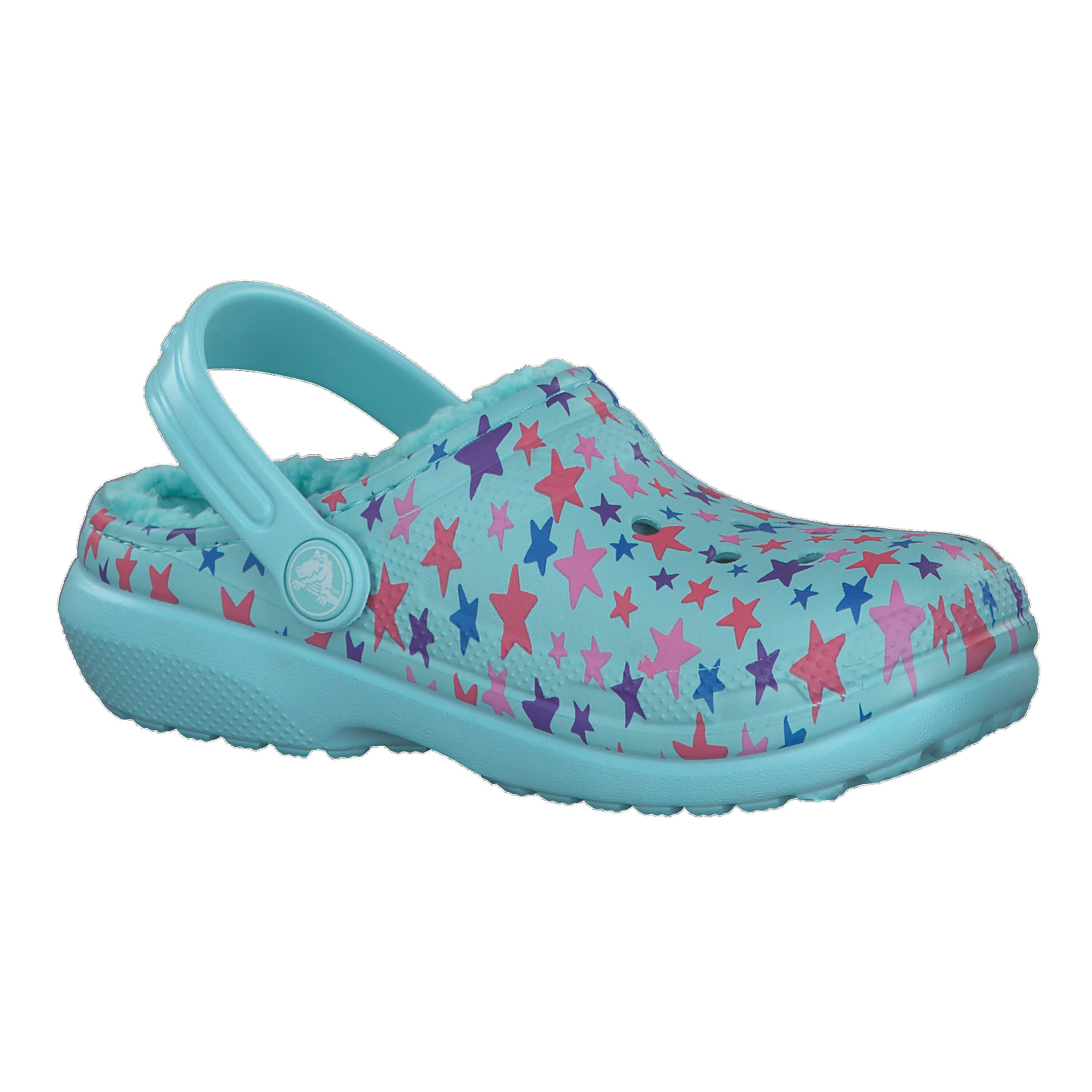 Crocs Kinder Schuhe Classic Printed Lined Clog K 205815 8/15