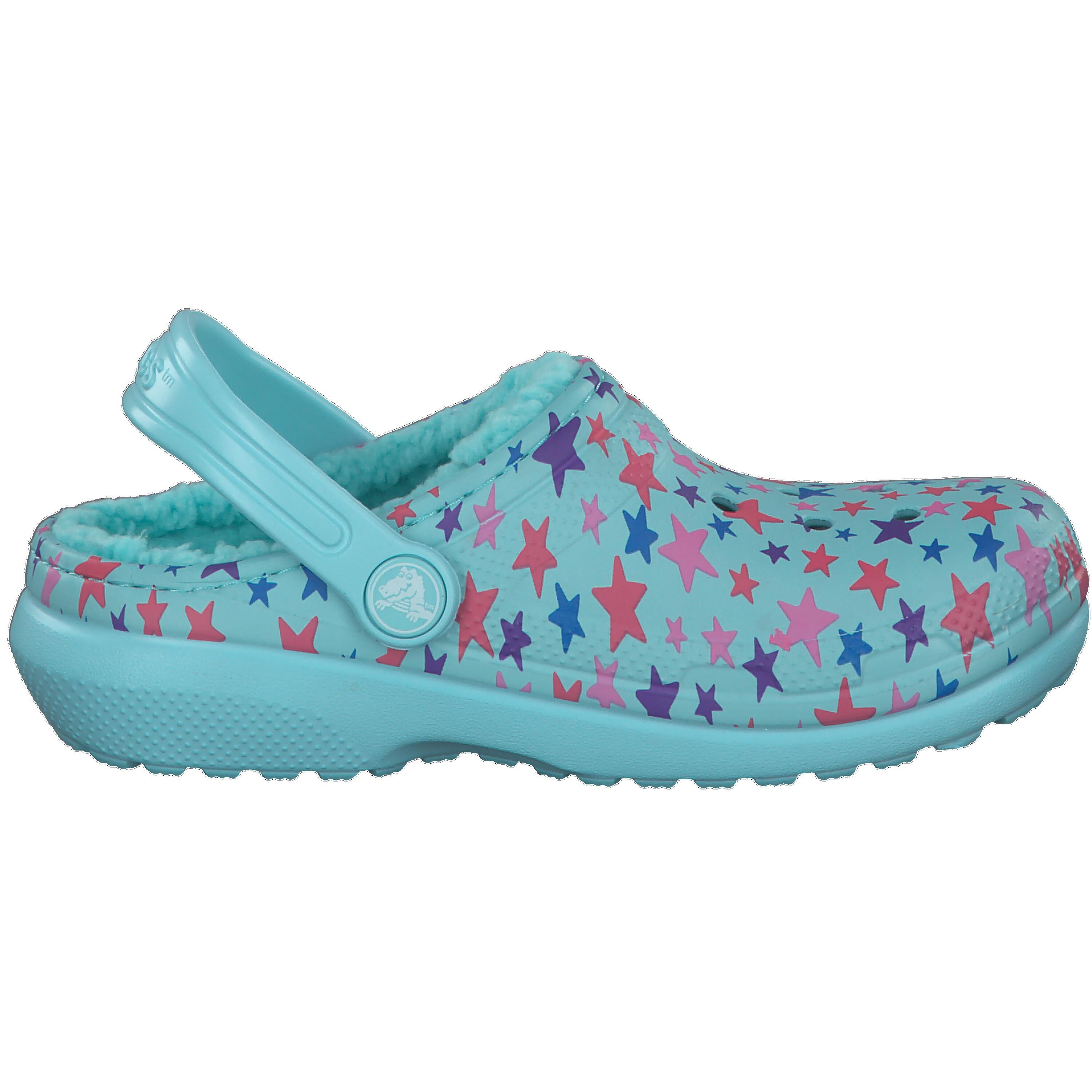 Crocs Kinder Schuhe Classic Printed Lined Clog K 205815 7/15