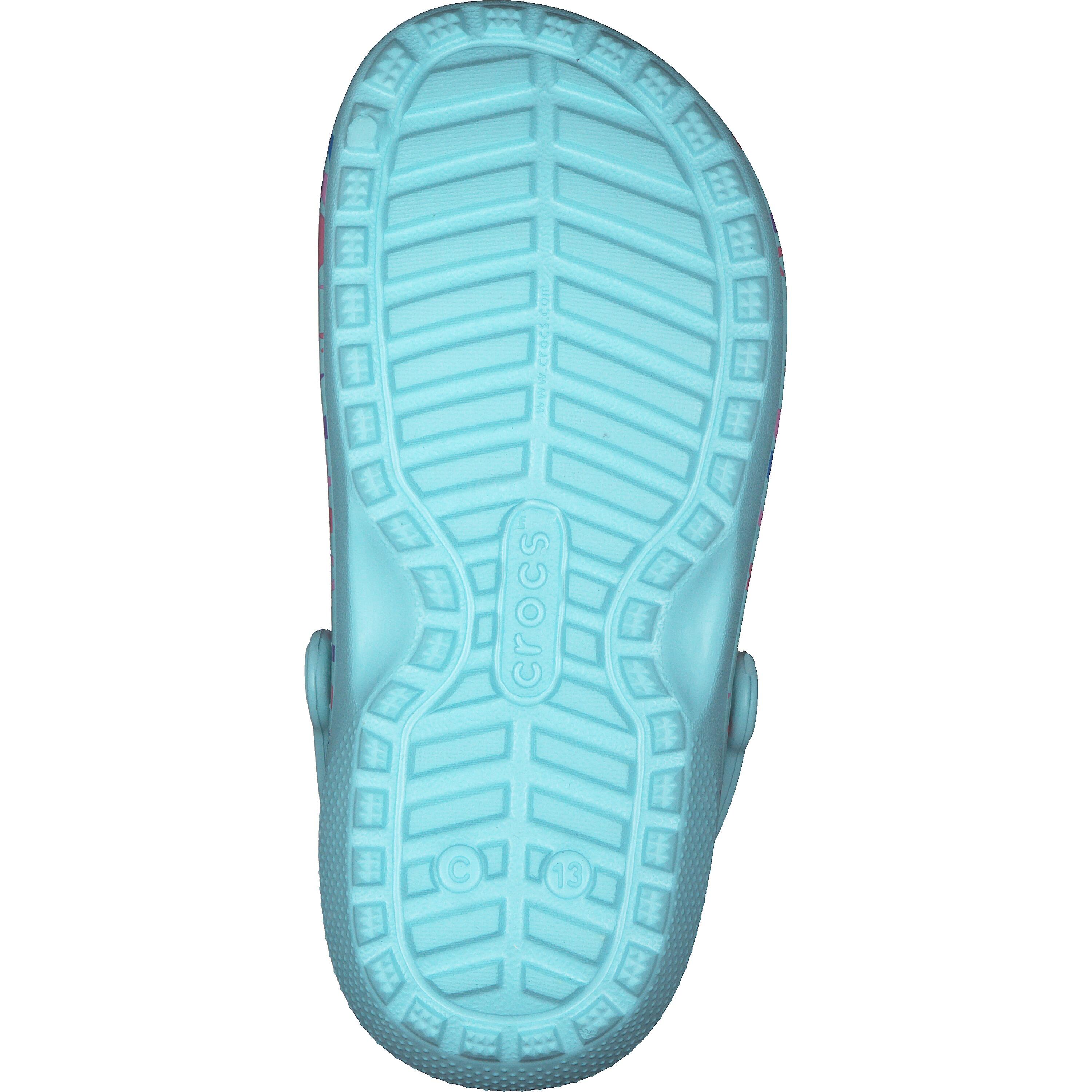 Crocs Kinder Schuhe Classic Printed Lined Clog K 205815 6/15