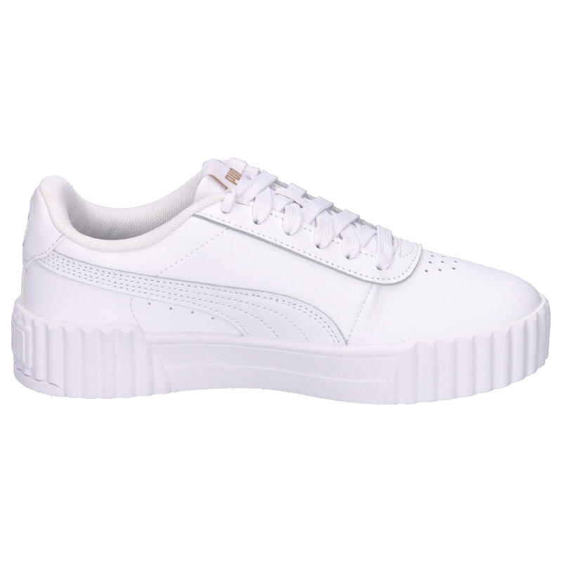 Pantofi sport unisex Puma Carina 3.0 Jr, Alb