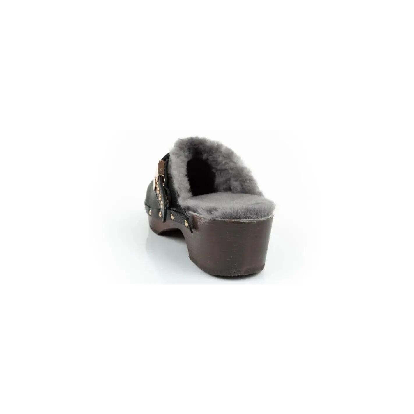 Zoccoli PelleDonna Scholl Iconic Nero 7/7
