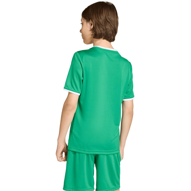 ADIDAS tricou fotbal copii 100% poliester reciclat, mânecă scurtă