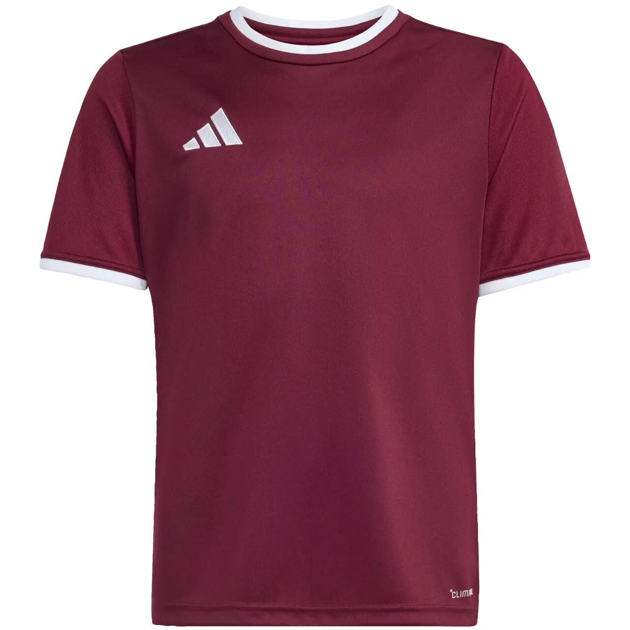 ADIDAS, maillot de football enfant, Climacool, BORDEAUX 2/12
