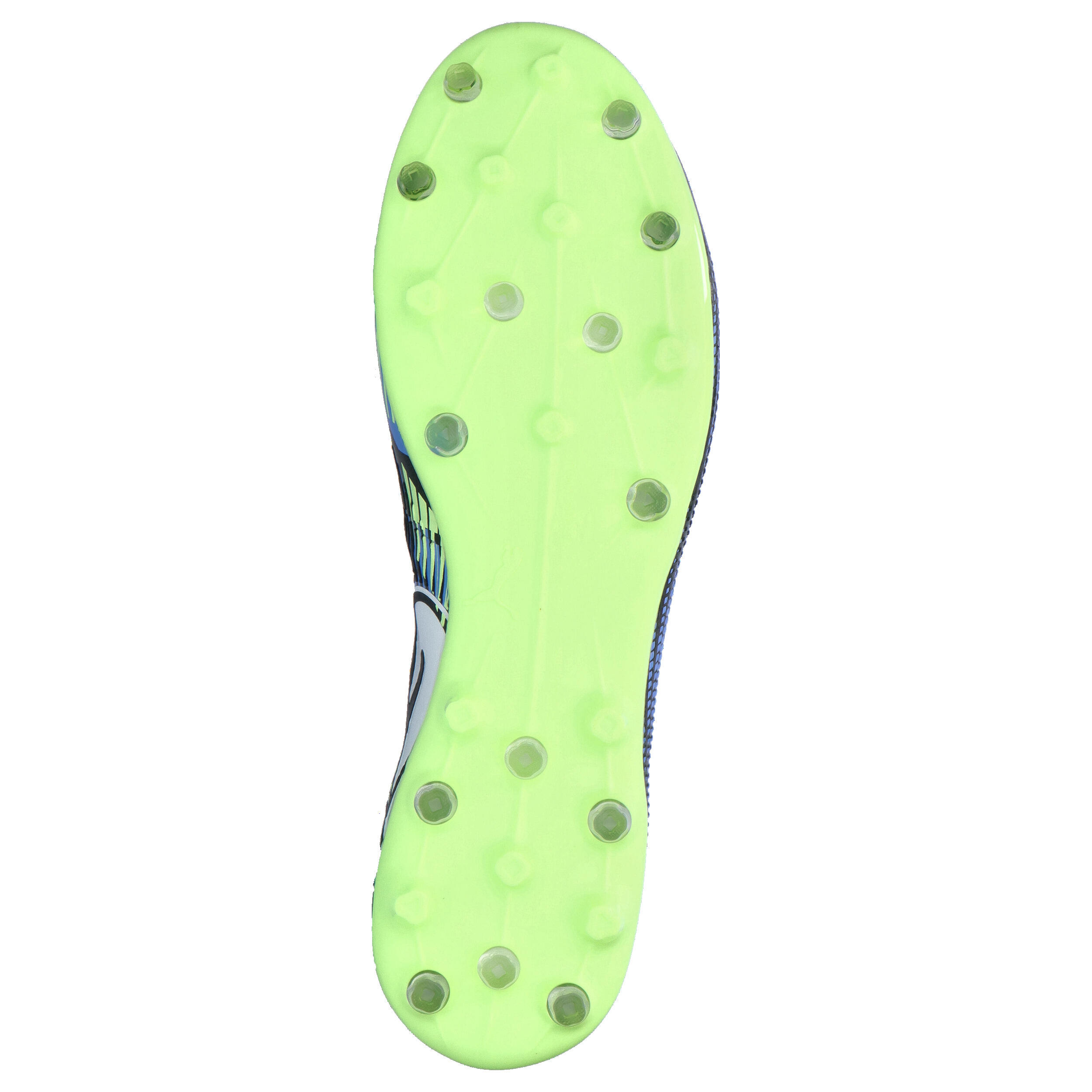 Buty piłkarskie FUTURE 7 MATCH MG PUMA Gray Skies White Fizzy Apple Yellow 6/15