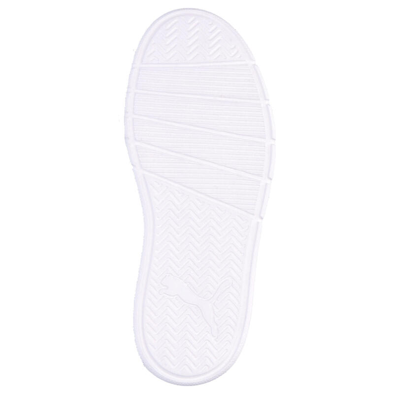 Puma CourtFlex V3, Sneaker Bambini - Bianco, Blu