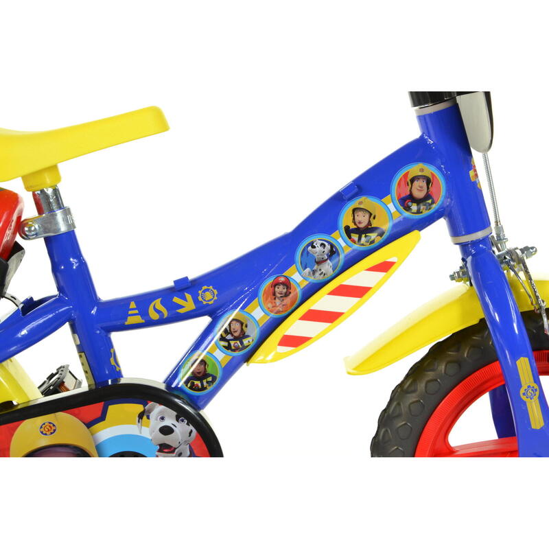 Bicicleta pentru copii Fireman Sam DB-612L-SIP Dino Bikes, 12 inch
