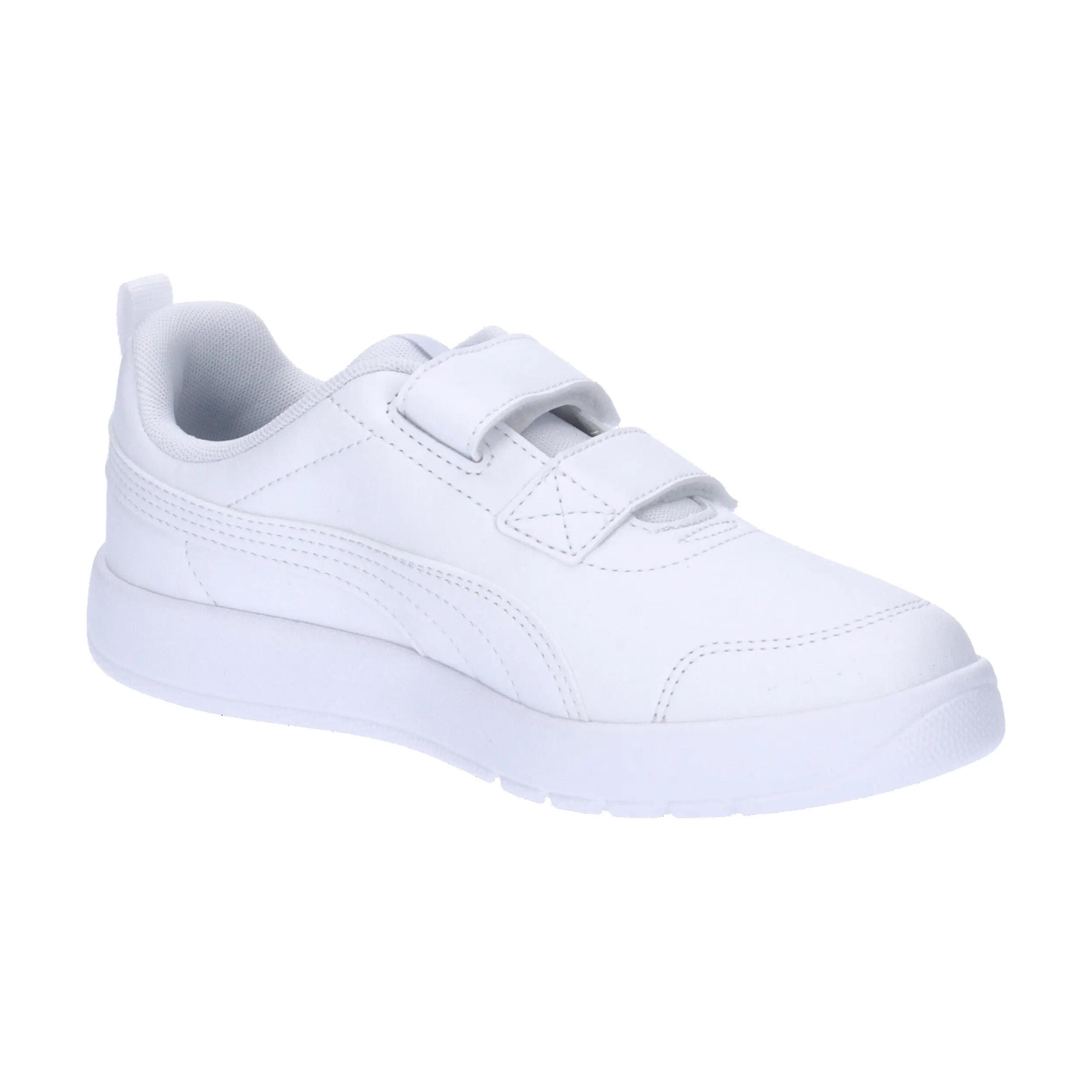 Dziecięce sneakersy Courtflex V3 PUMA White Silver Mist Gray 8/15