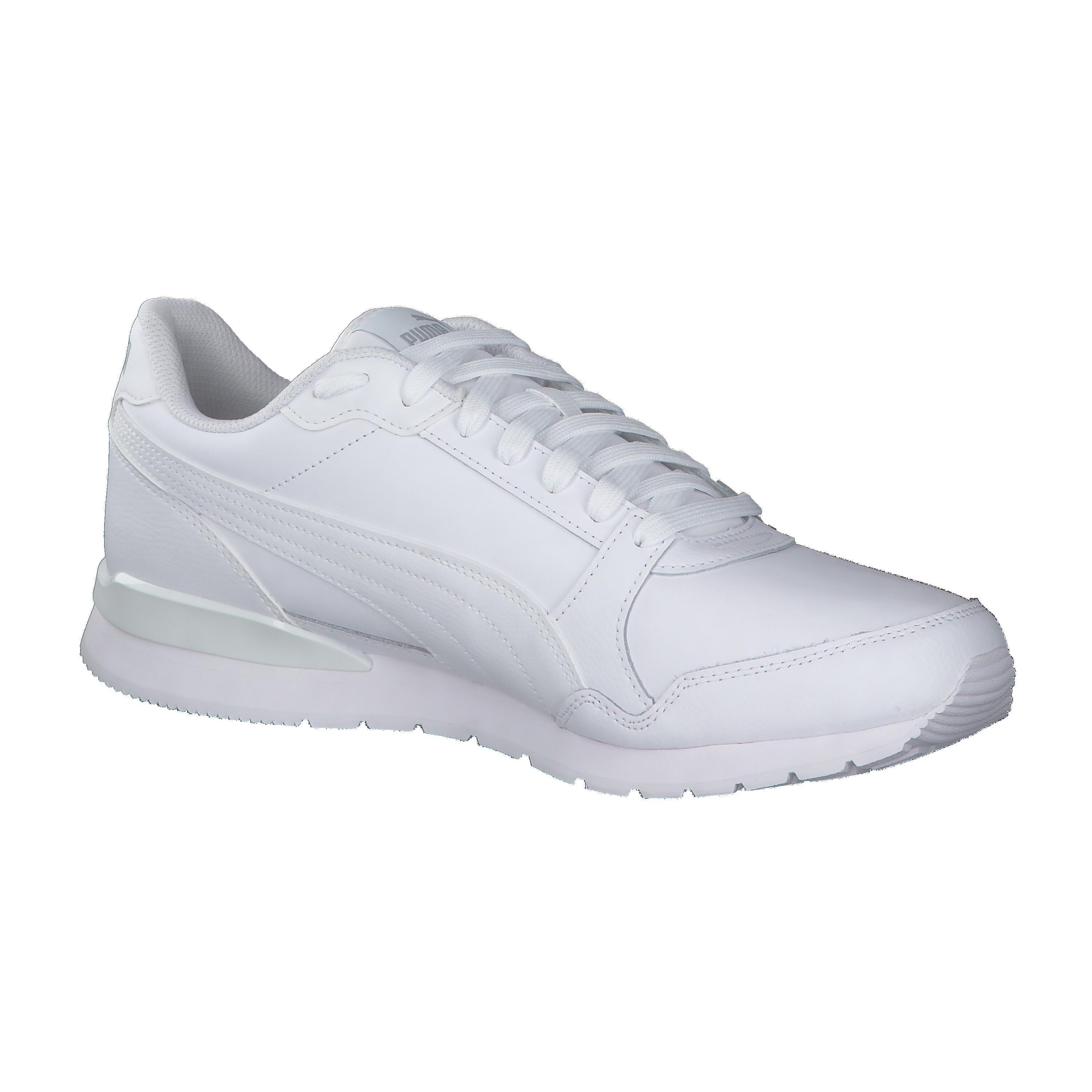 Sneakers en cuir ST Runner v3 PUMA White Gray Violet 8/14