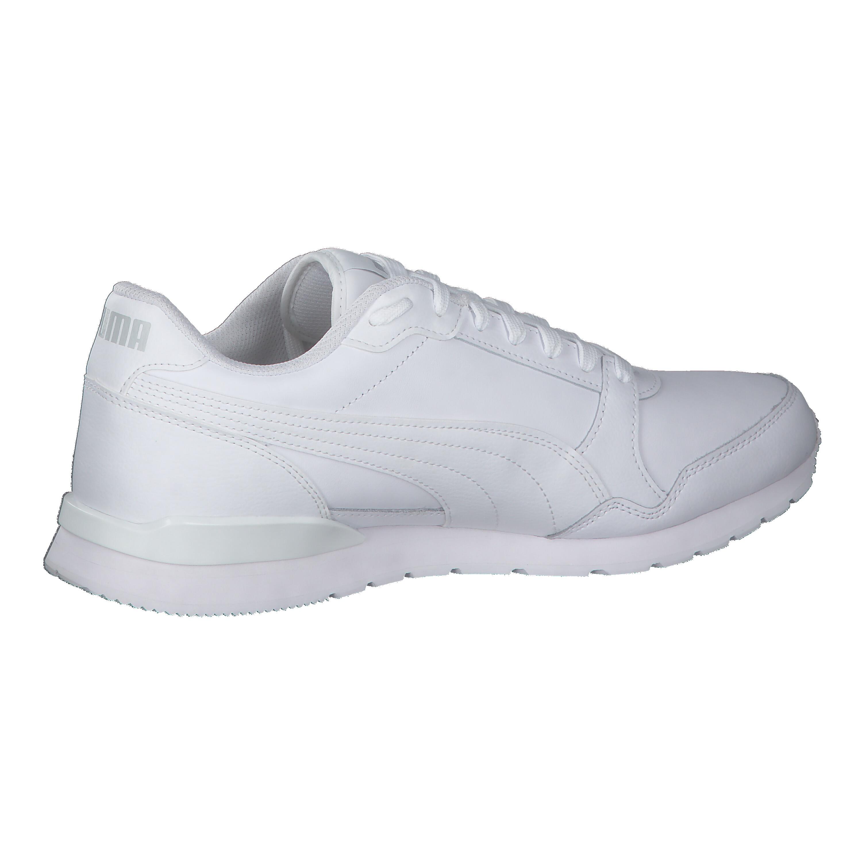 Sneakers en cuir ST Runner v3 PUMA White Gray Violet 14/14