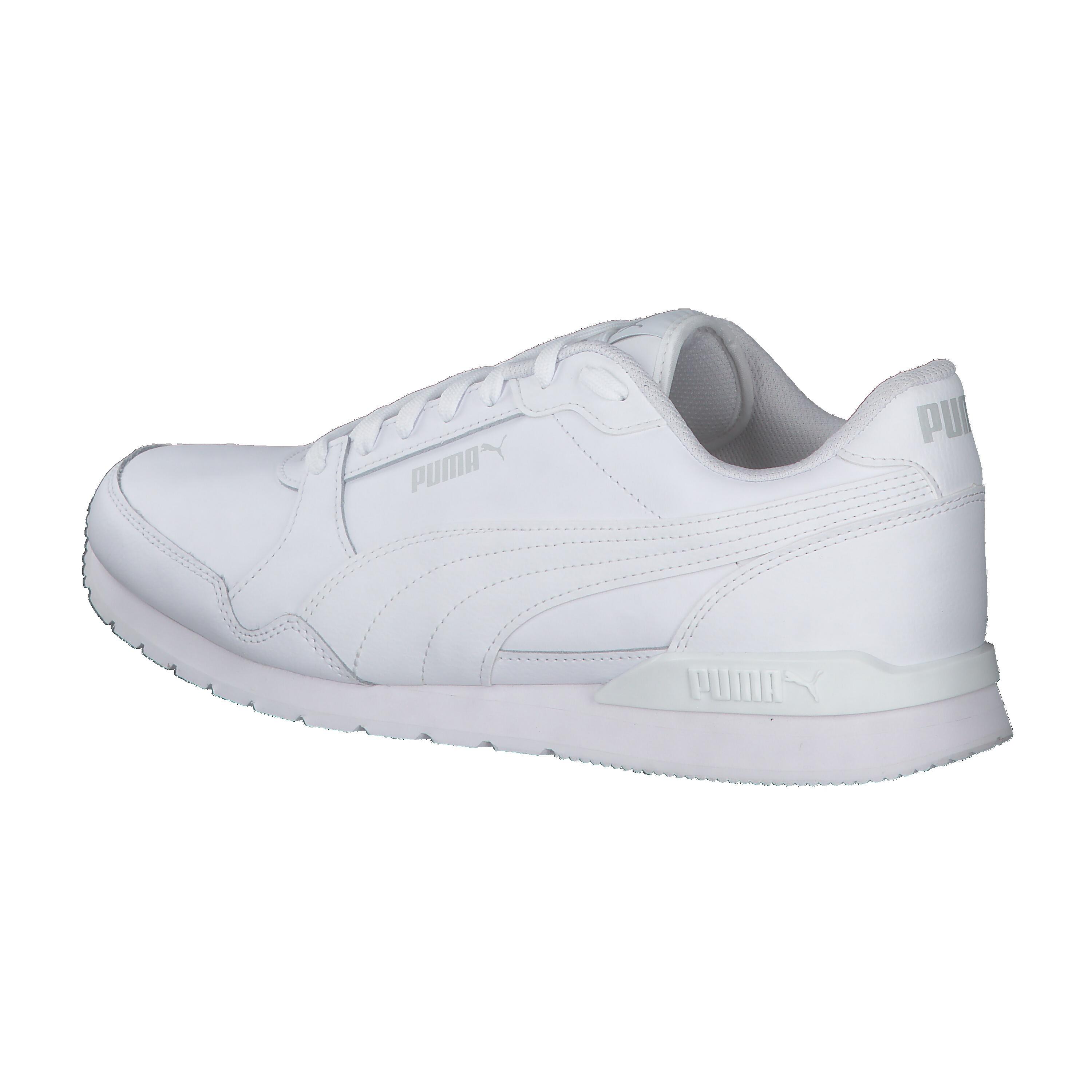 Sneakers en cuir ST Runner v3 PUMA White Gray Violet 10/14