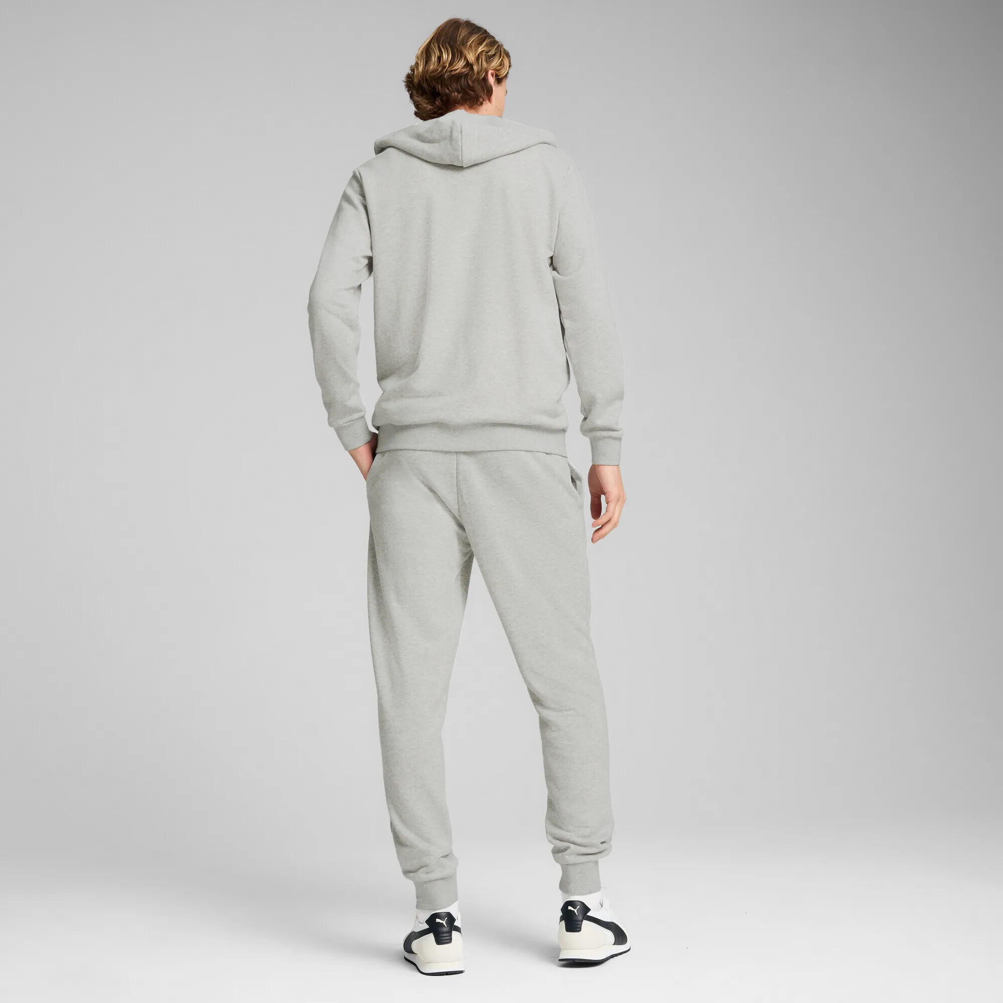 Jogginganzug mit Kapuze Herren PUMA Light Gray Heather 11/12