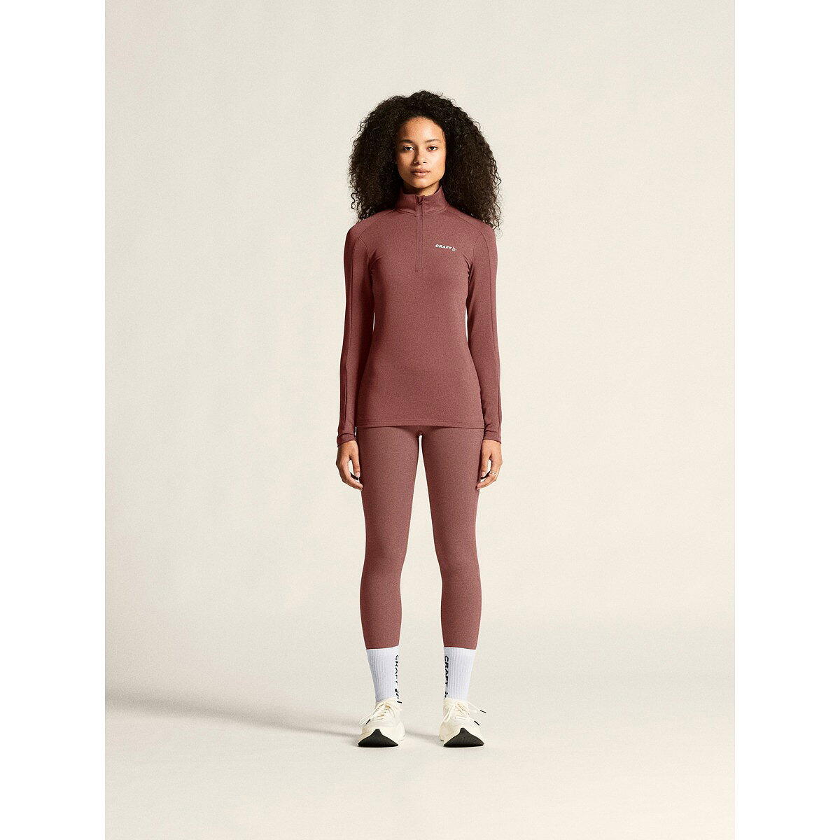 Craft Gain Midlayer Maillot Manches Longues Femmes - Rose Brown 2/8