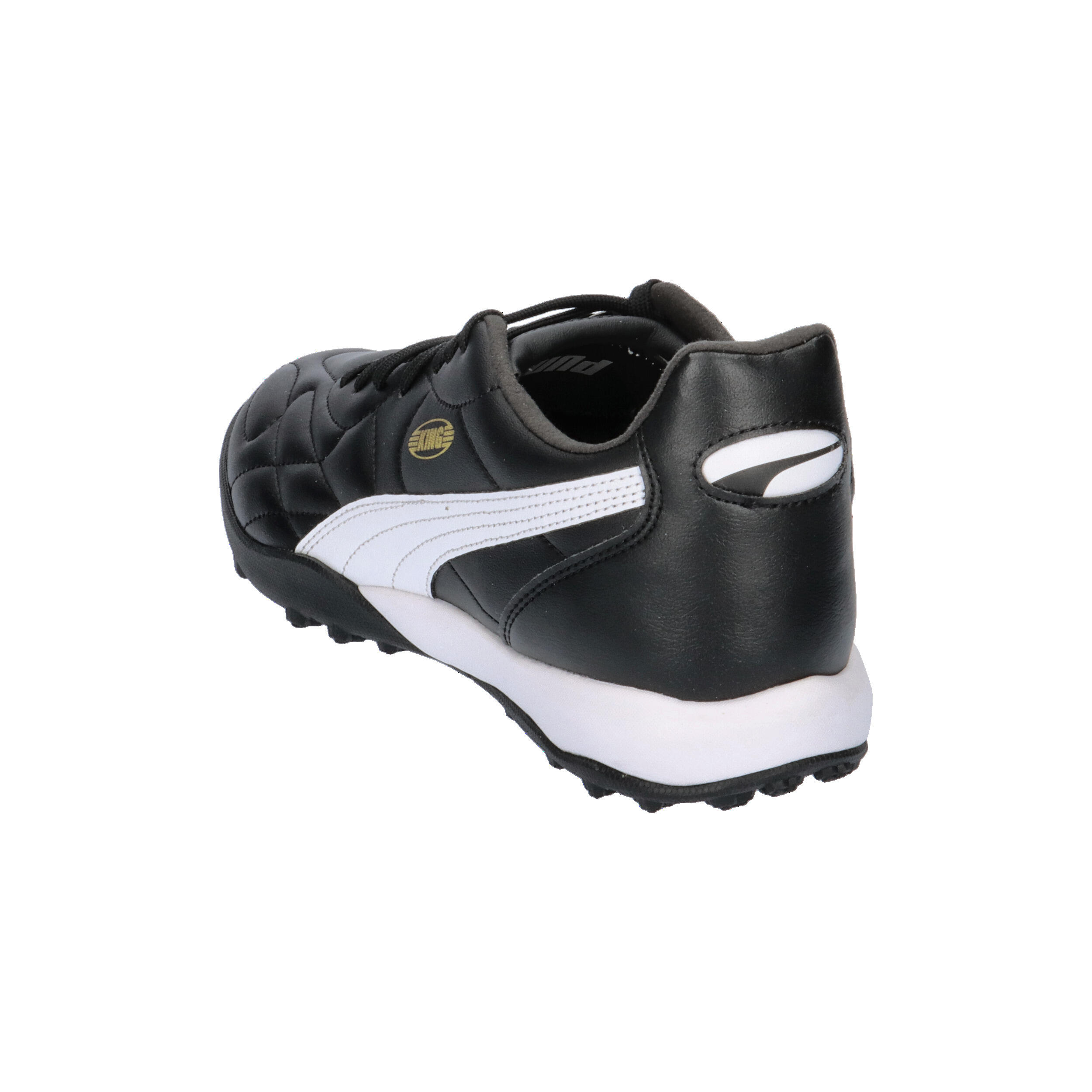 Botas de fútbol KING TOP TT PUMA Black White Gold 12/15