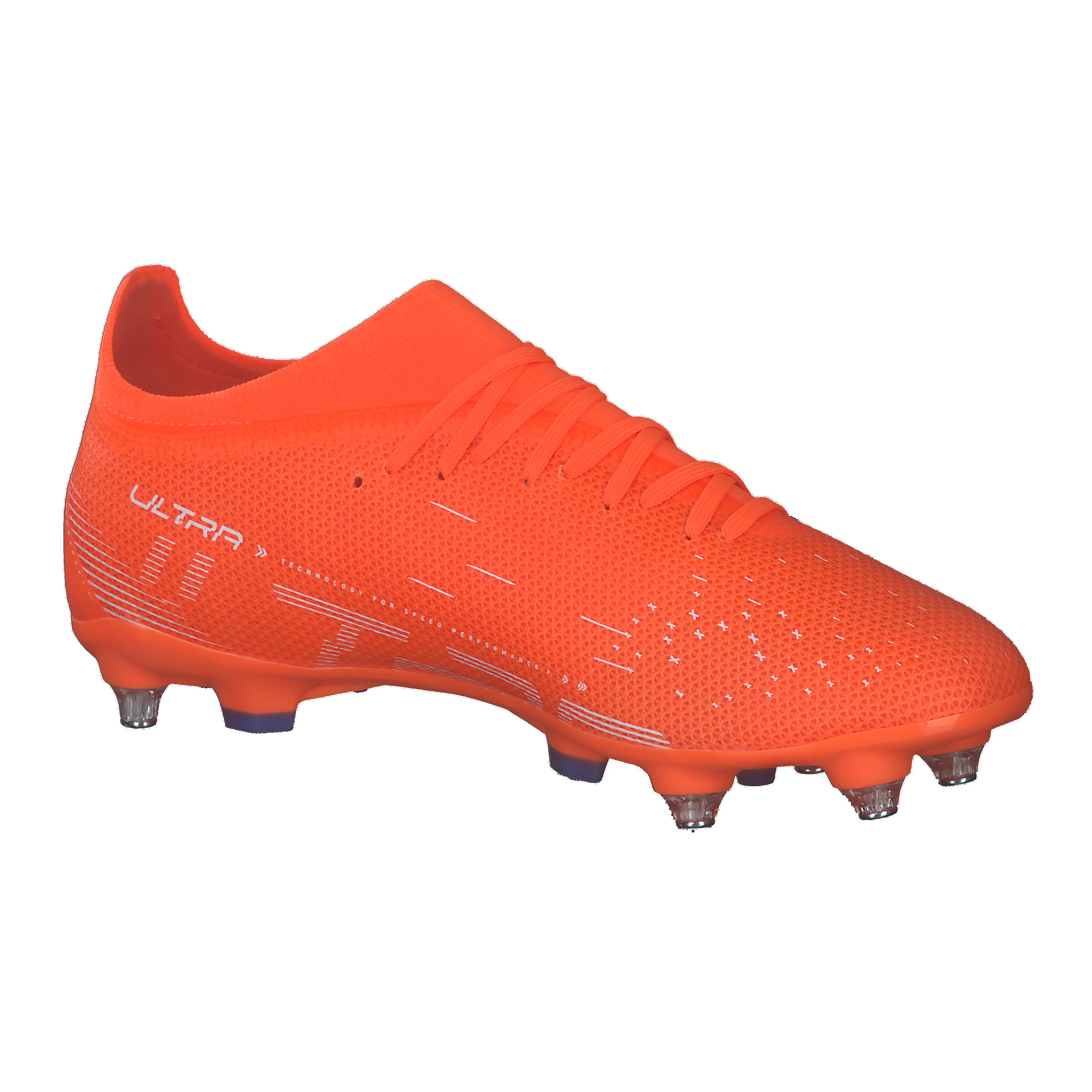 Botas de fútbol Hombre ULTRA Match MxSG PUMA Ultra Orange White Blue Glimmer 8/15